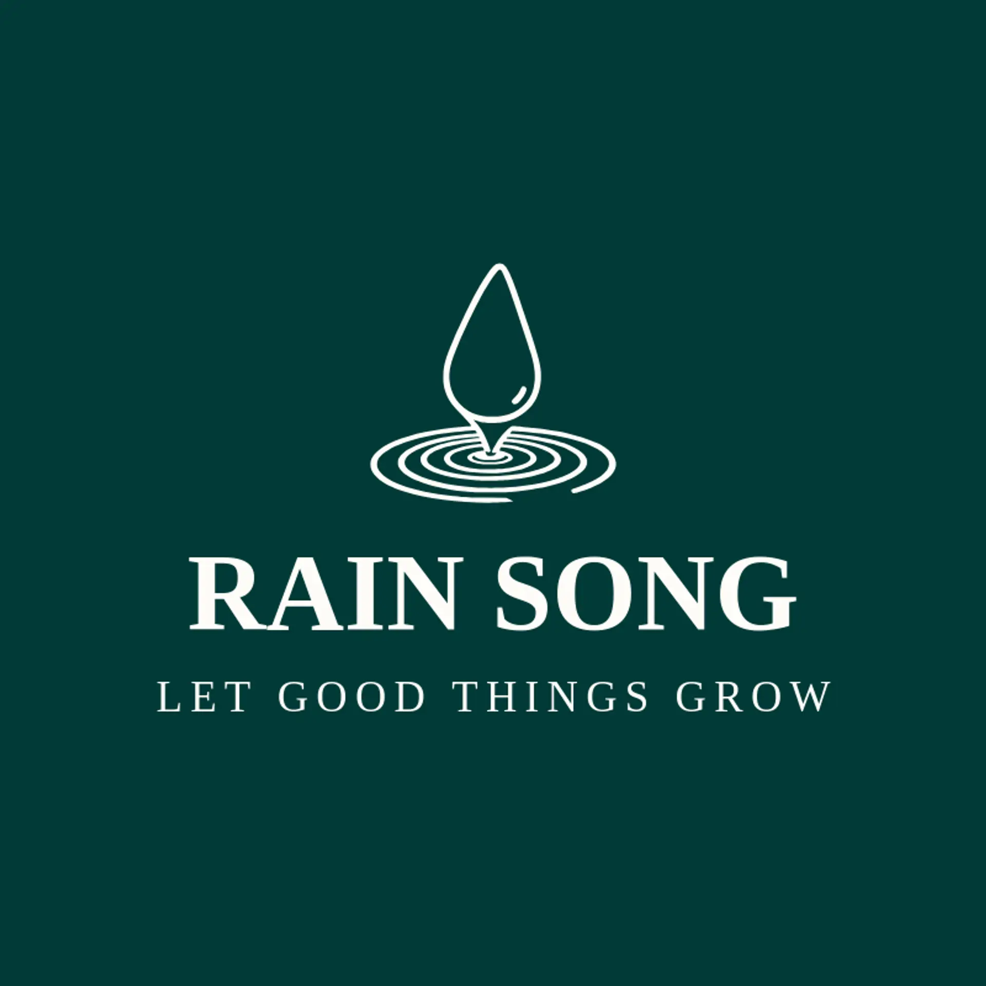 Rain Song logo for spring