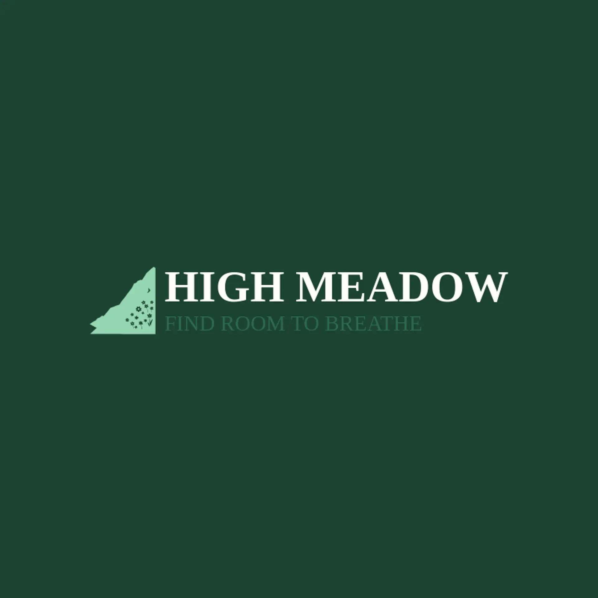 High Meadow logo for hiking