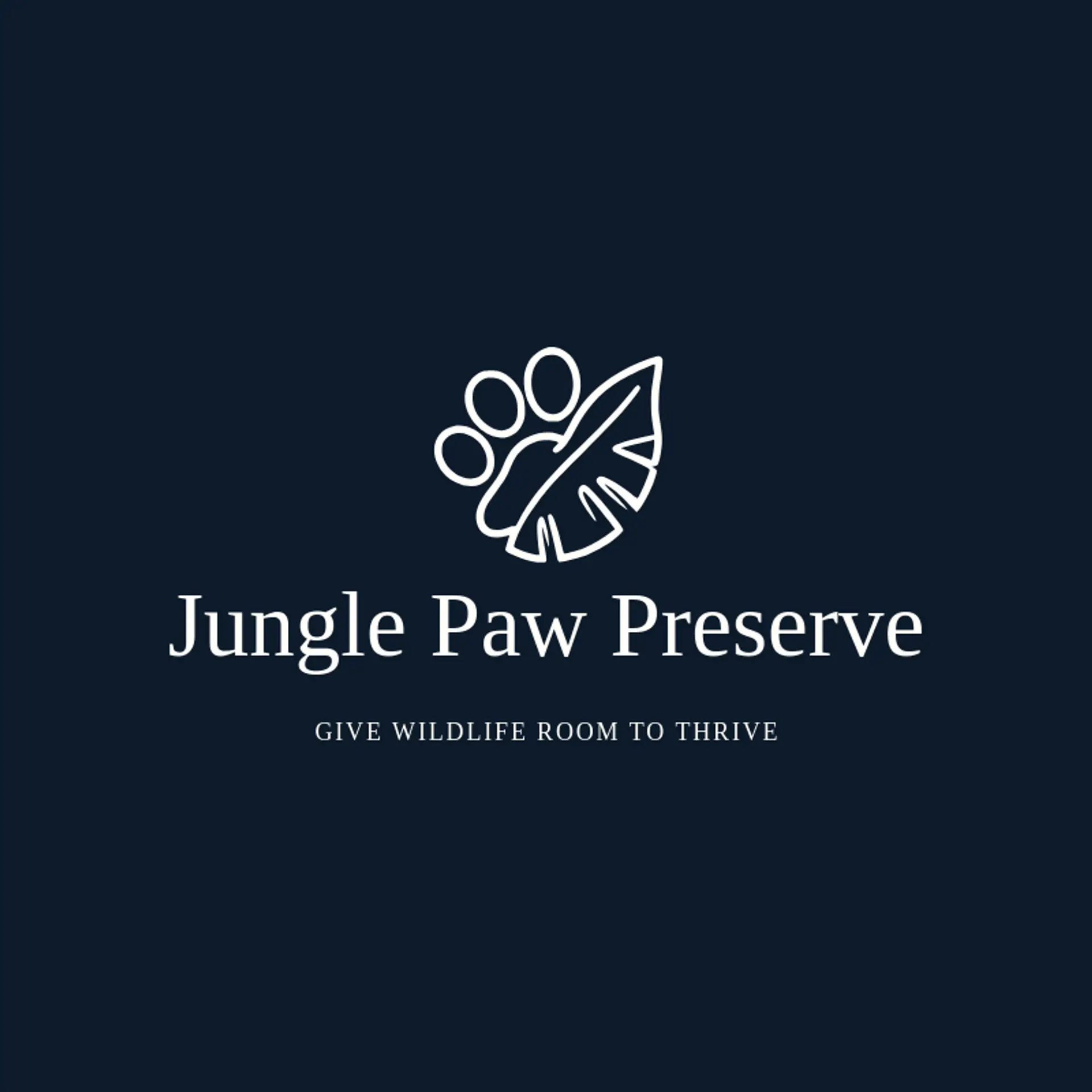 Jungle Paw Preserve logo for jungle