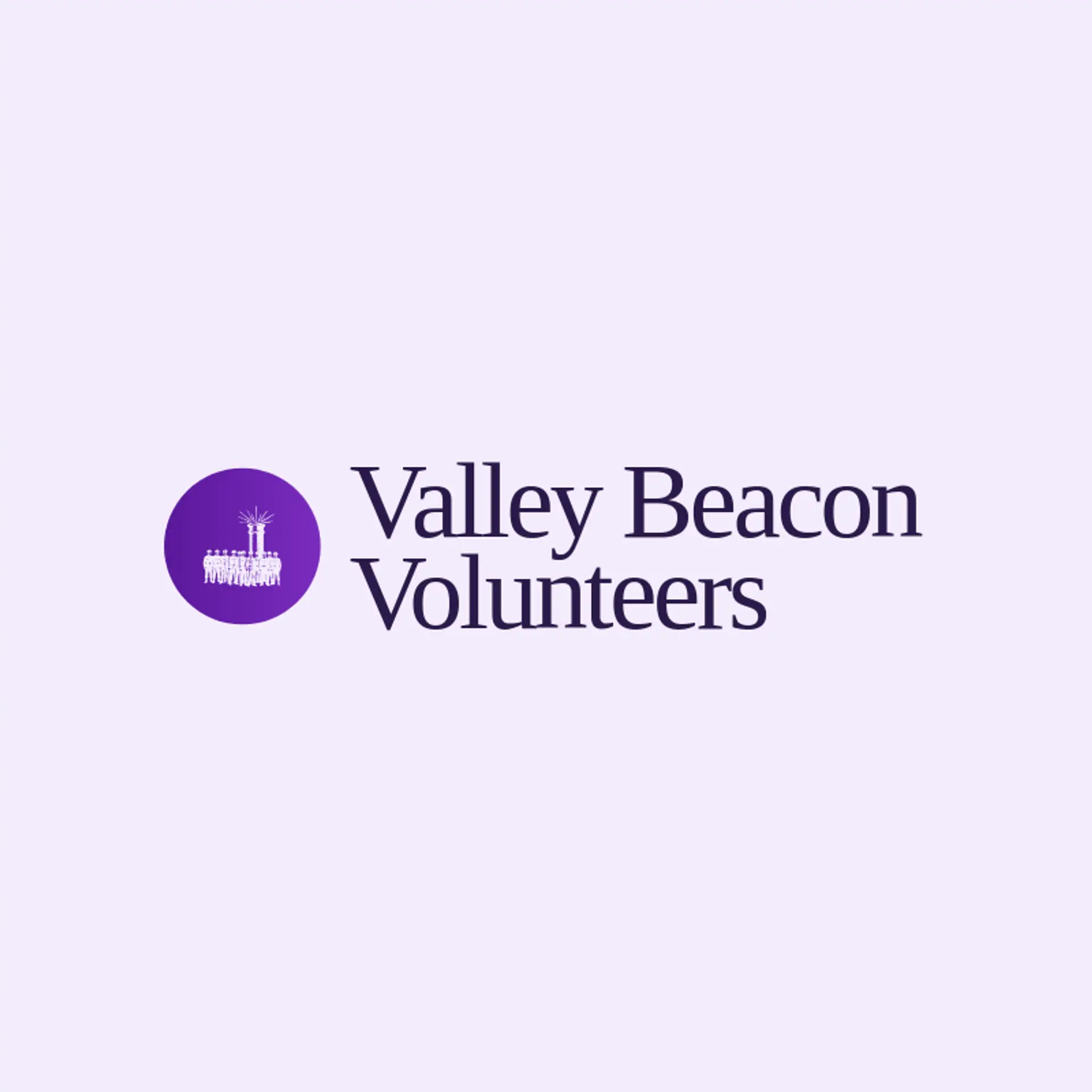 Valley Beacon Volunteers logo for militia