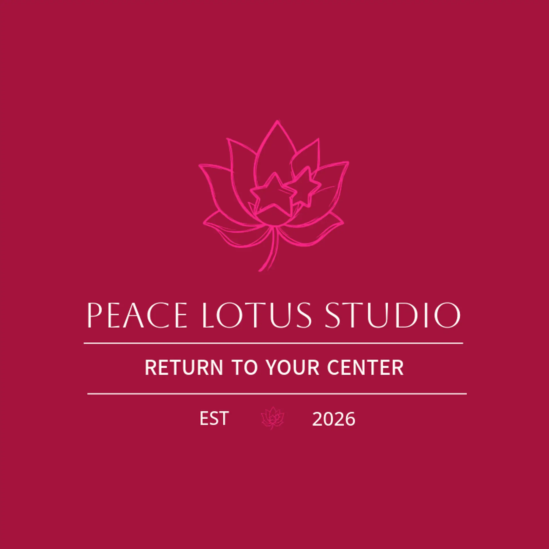 Peace Lotus Studio logo for mental health