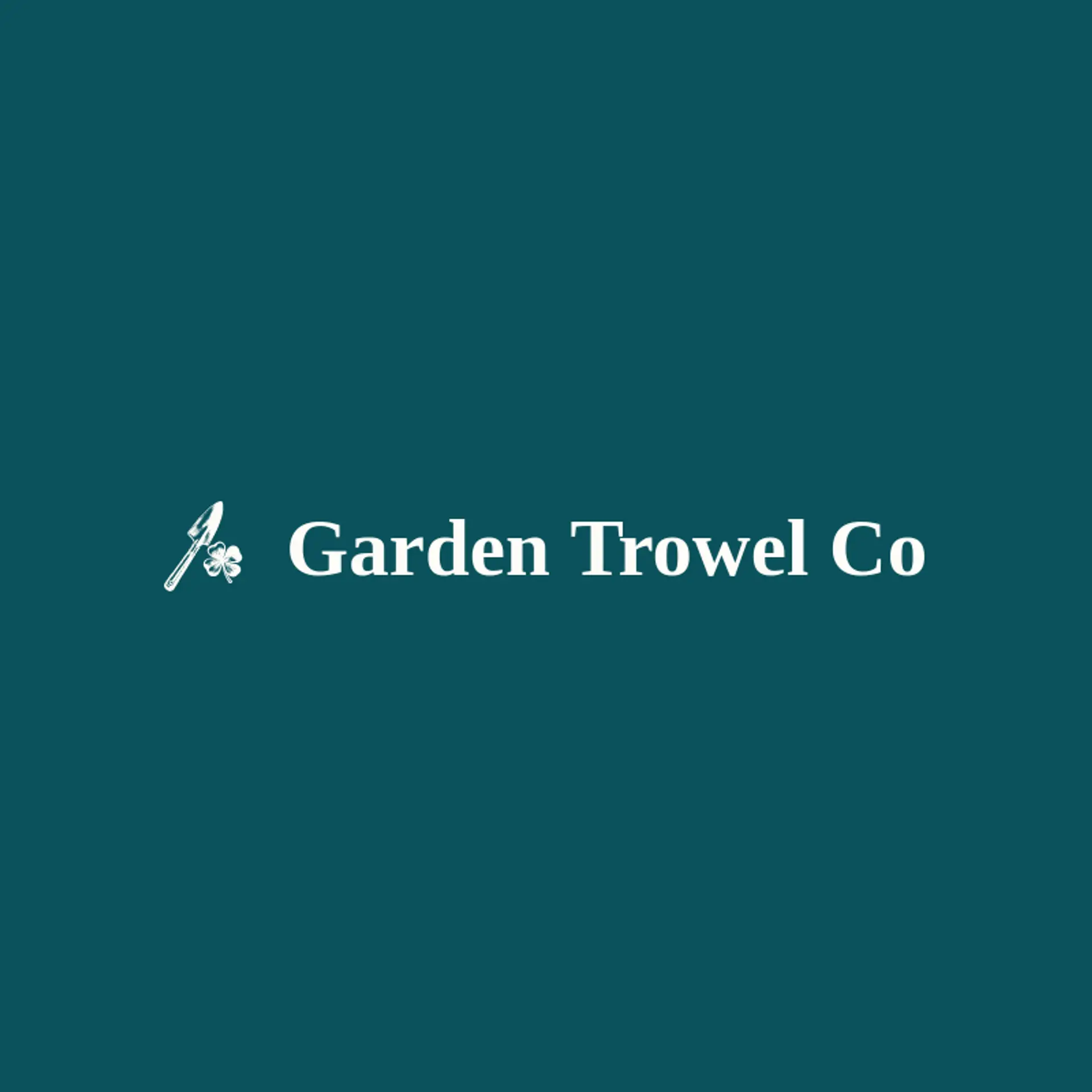 Garden Trowel Co logo for clover