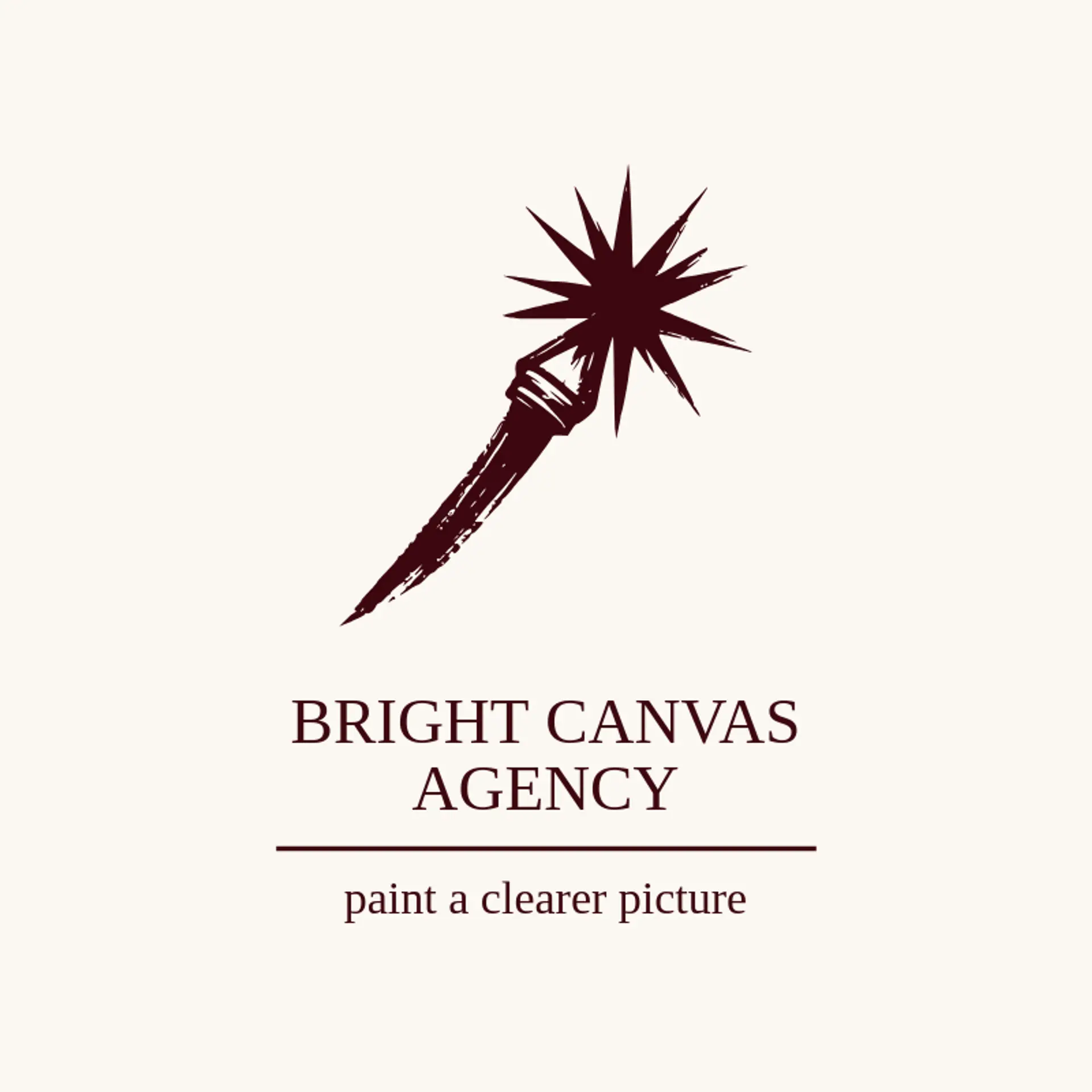 Bright Canvas Agency logo for advertising