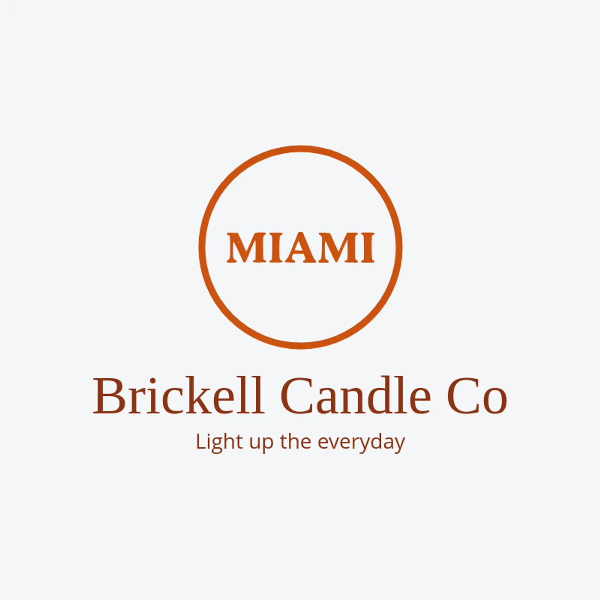 Brickell Candle Co logo for miami