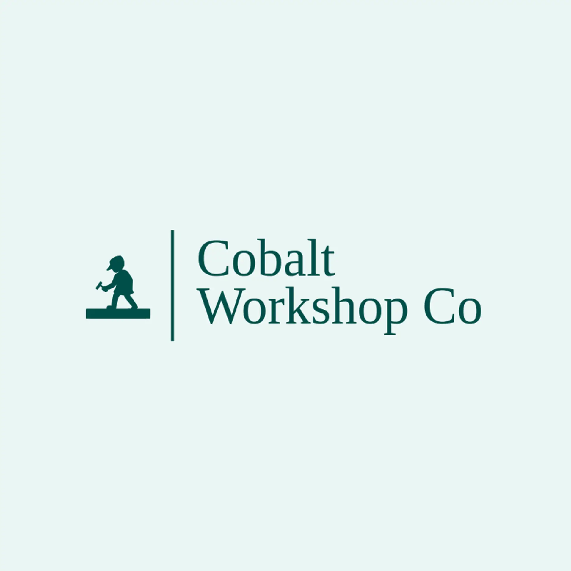 Cobalt Workshop Co logo for craftsman