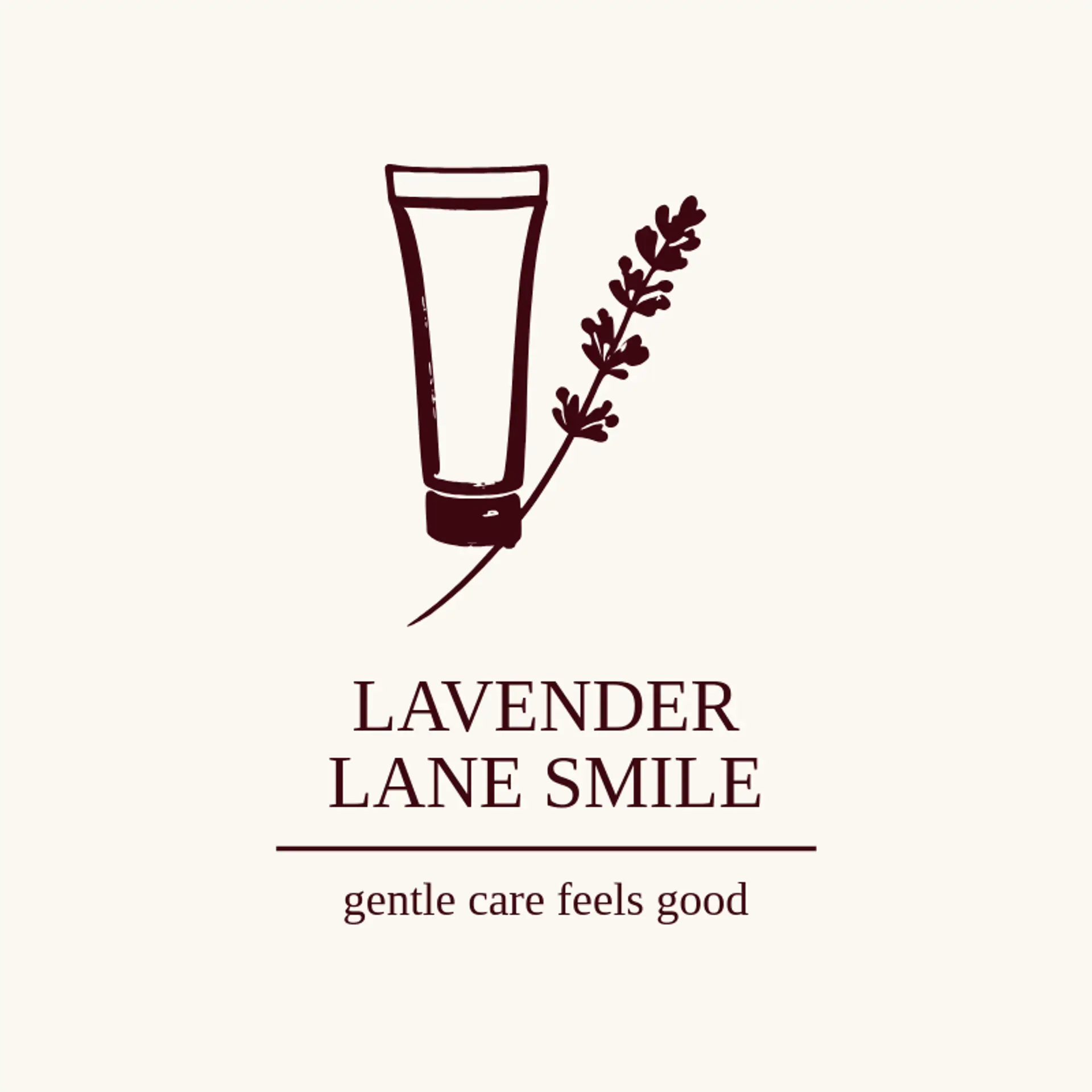 Lavender Lane Smile logo for toothpaste