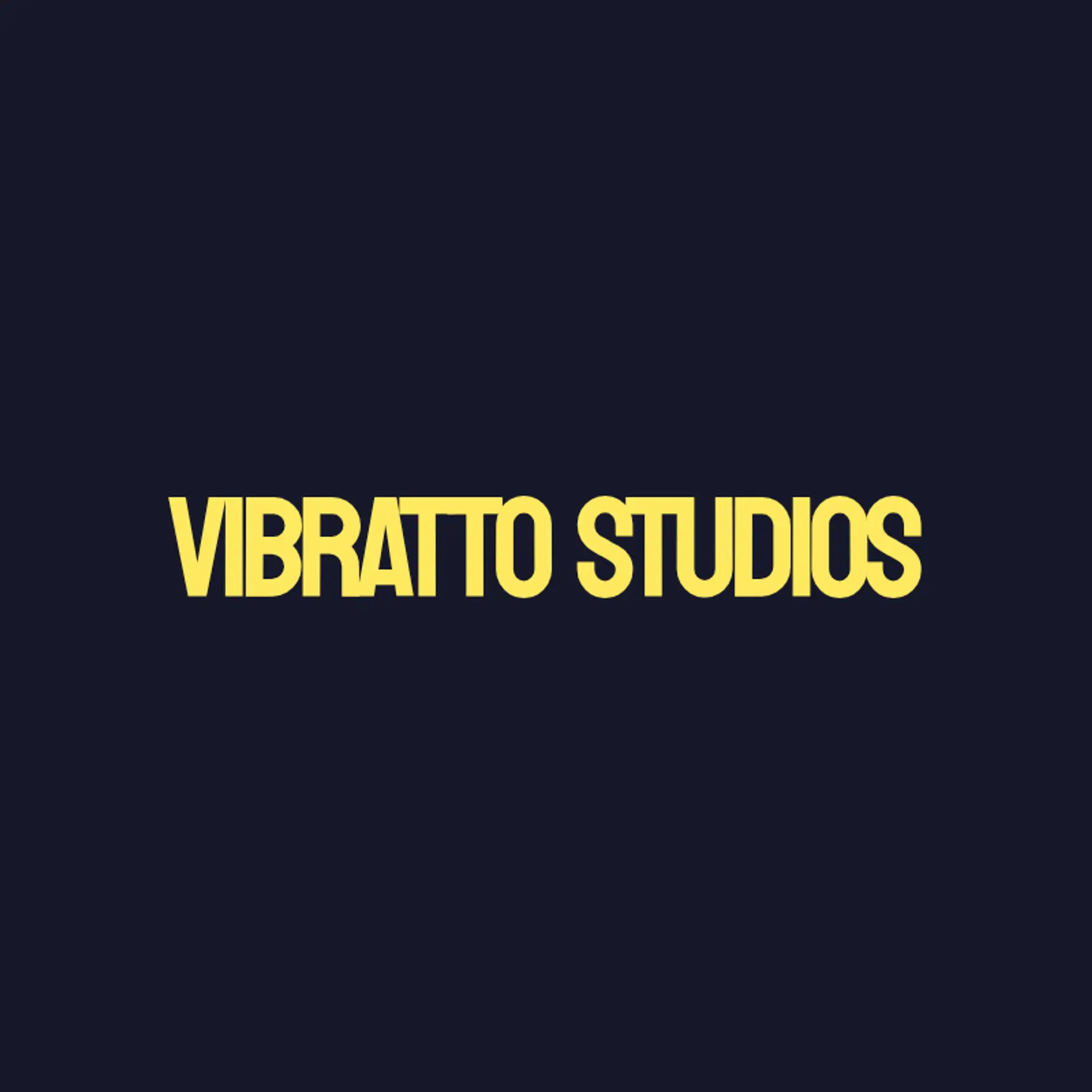 Vibratto Studios logo for music