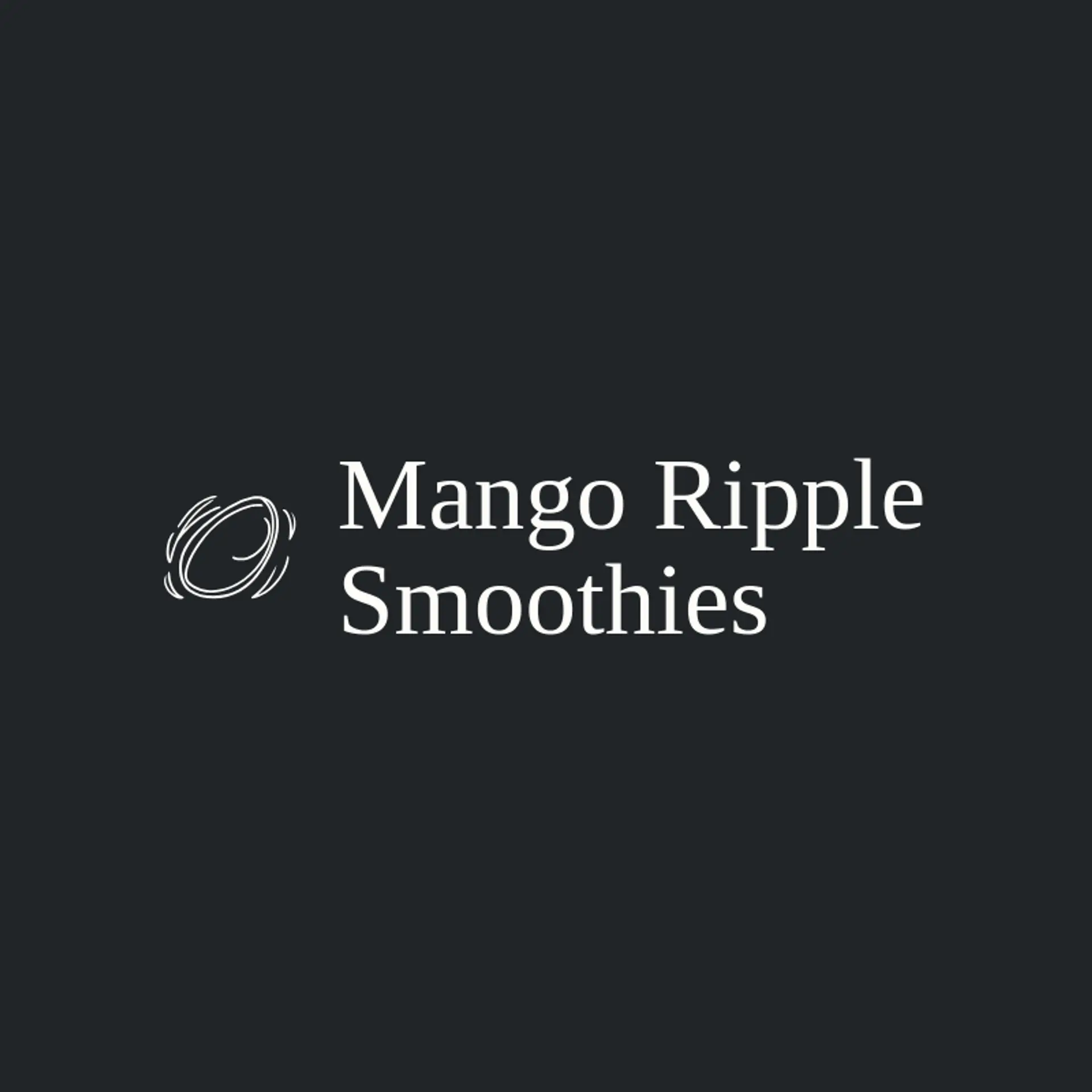 Mango Ripple Smoothies logo for swirl