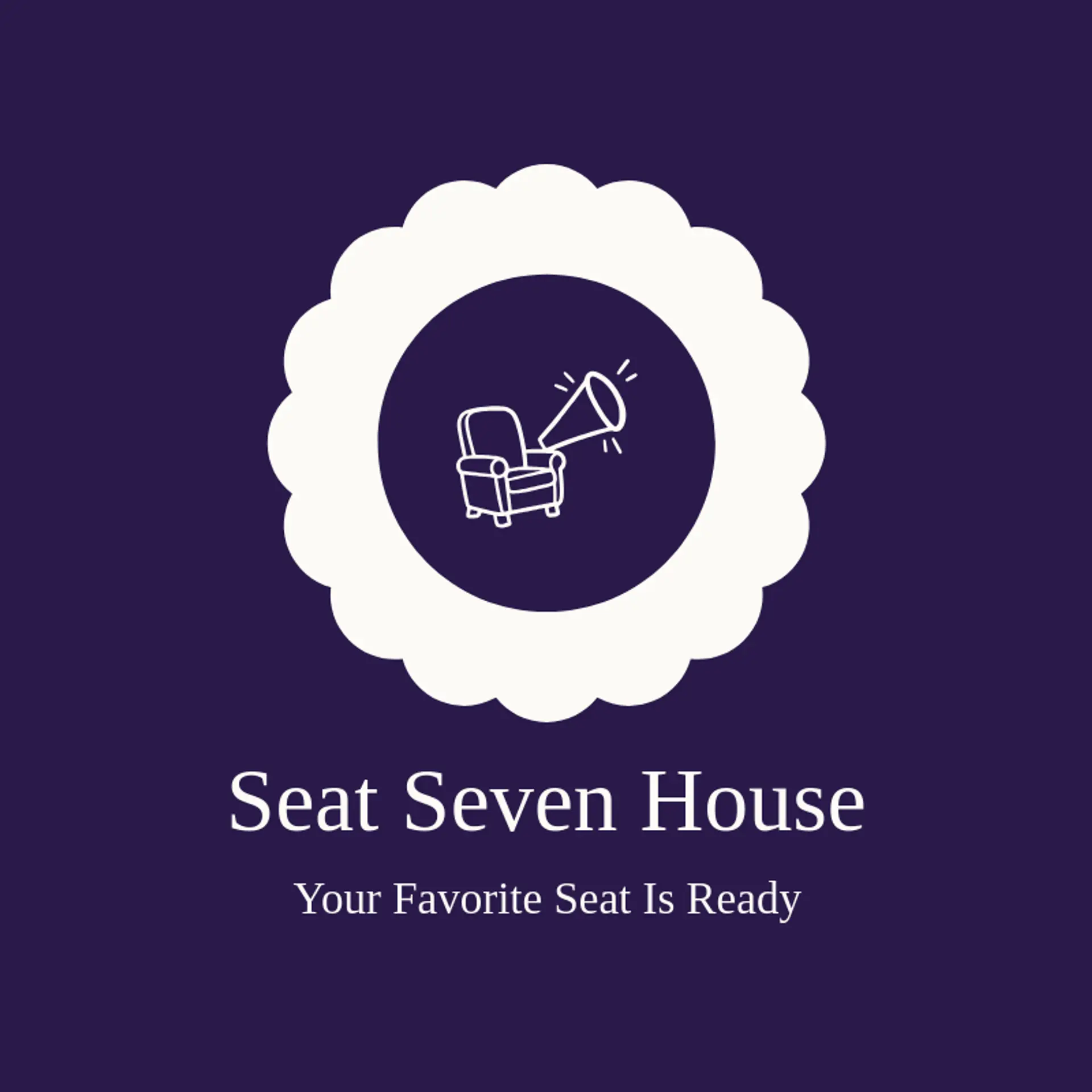 Seat Seven House logo for movie theater