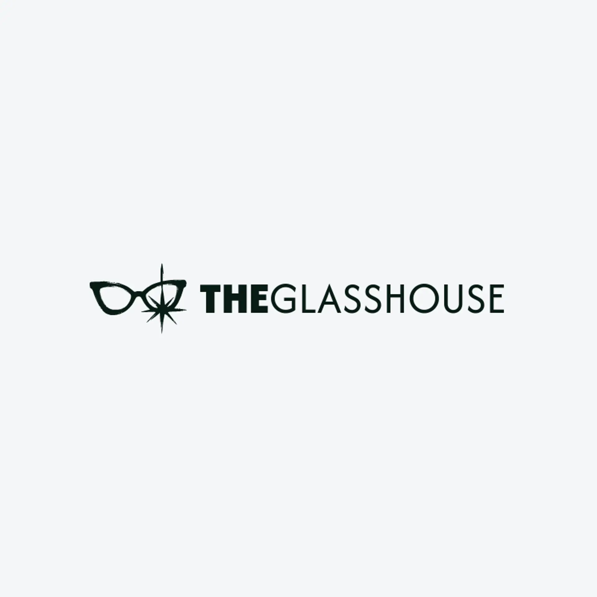 The Glass House logo for glasses