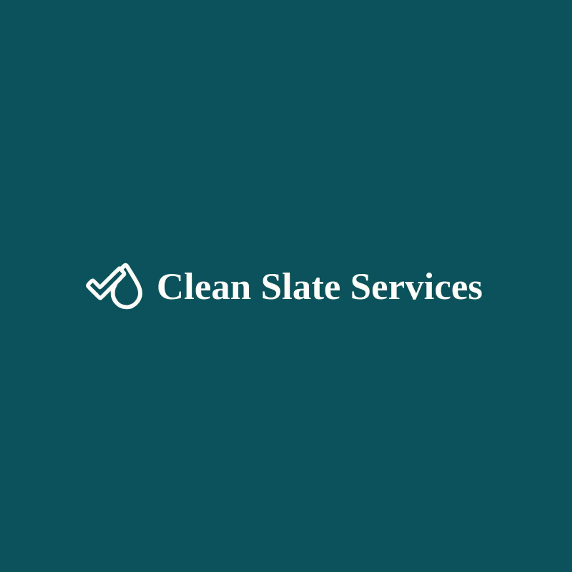 Clean Slate Services logo for check mark