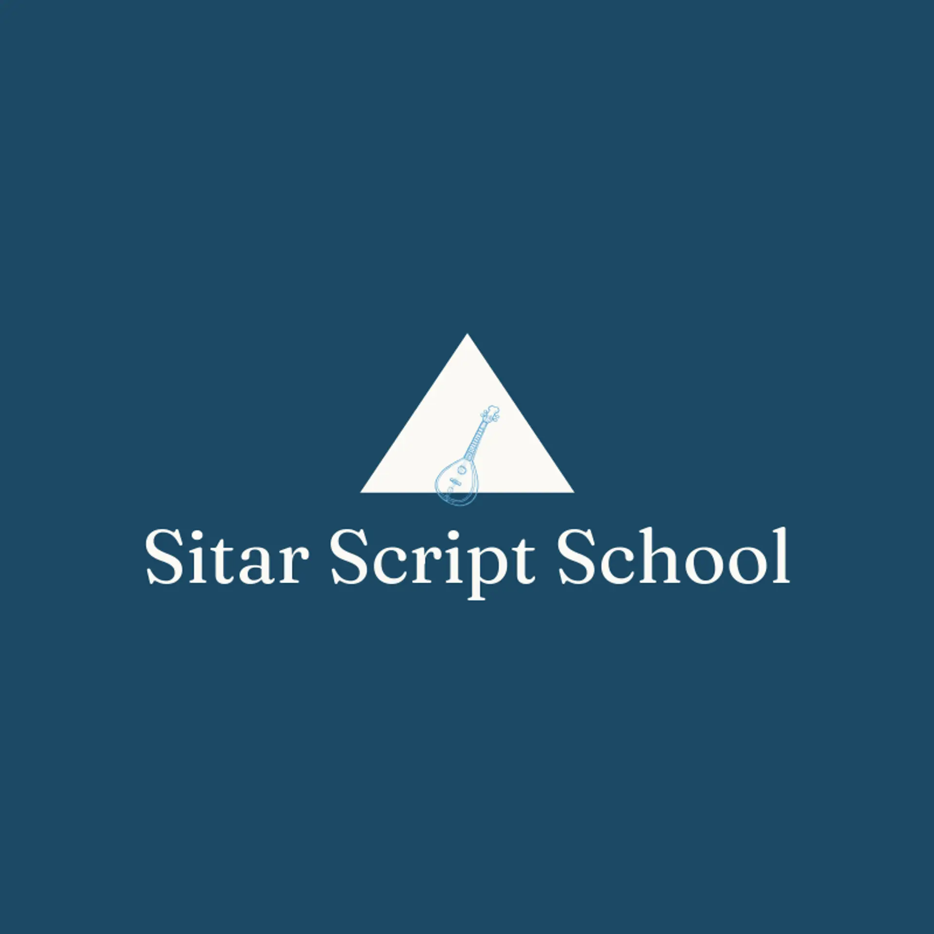 Sitar Script School logo for hindi