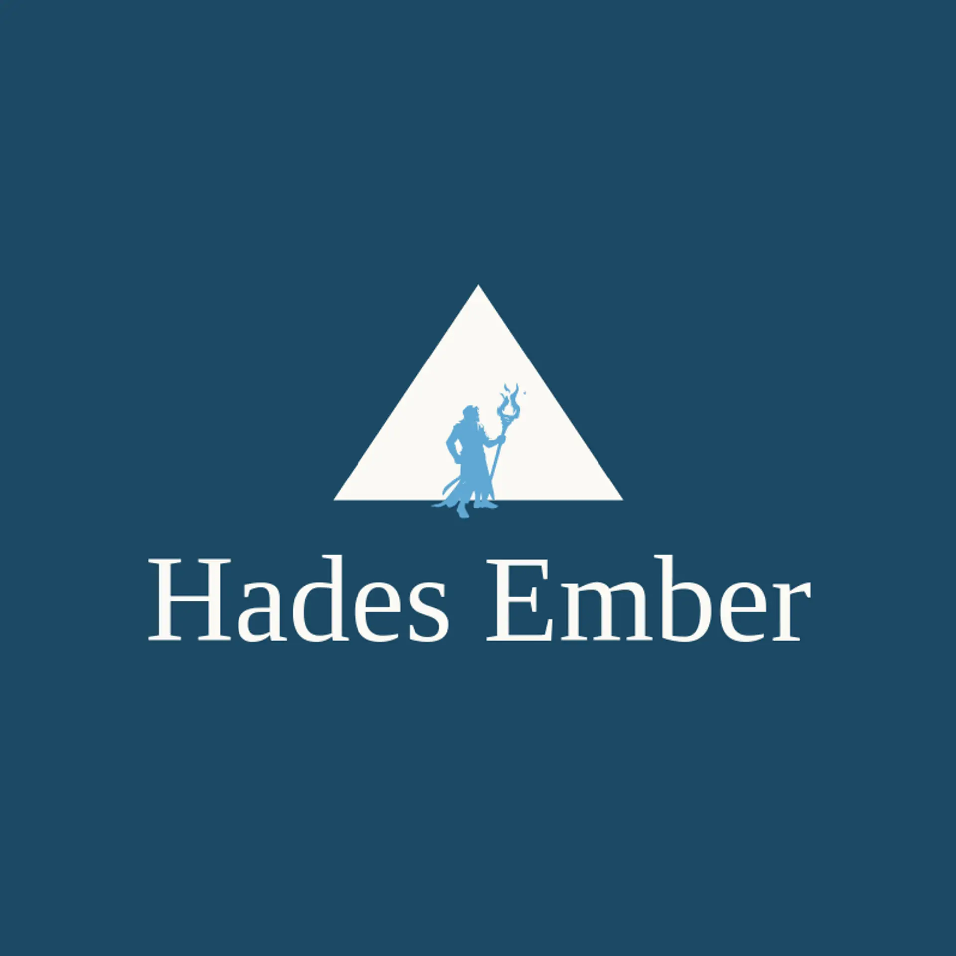 Hades Ember logo for greek god