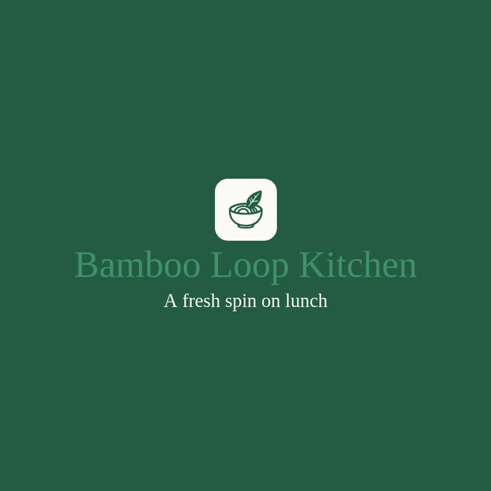 Bamboo Loop Kitchen logo for noodle