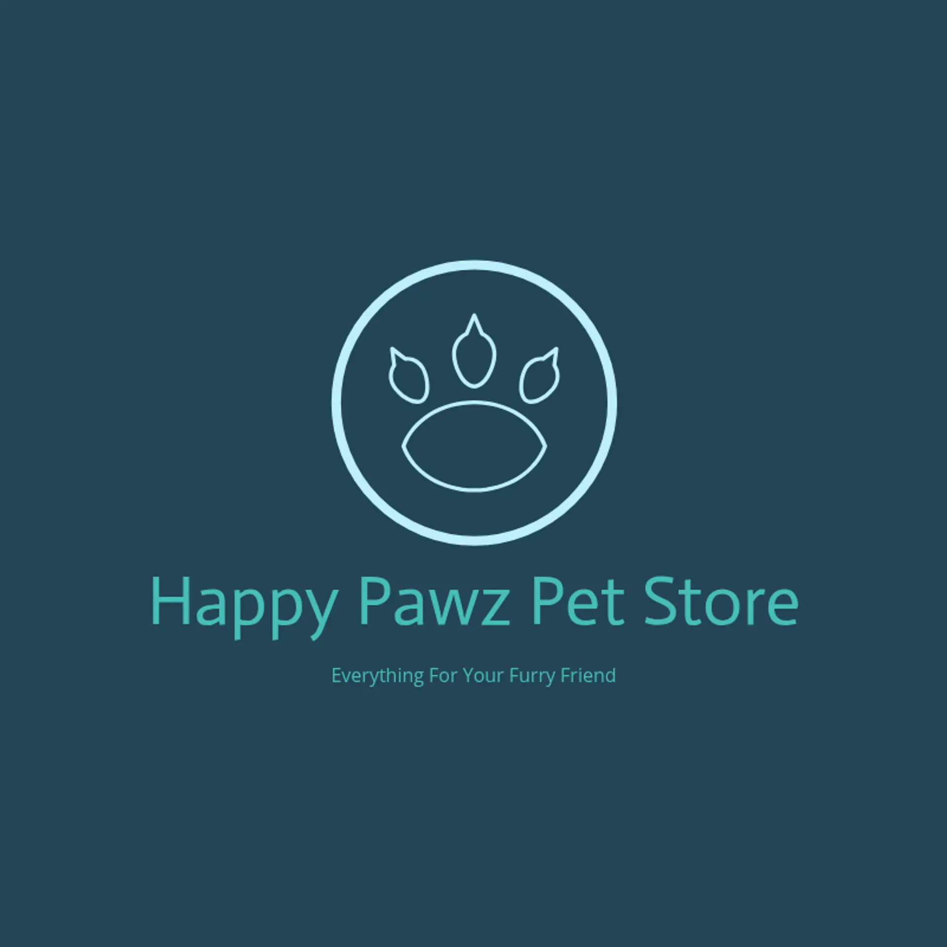 WhiskerWag Emporium logo for pet store