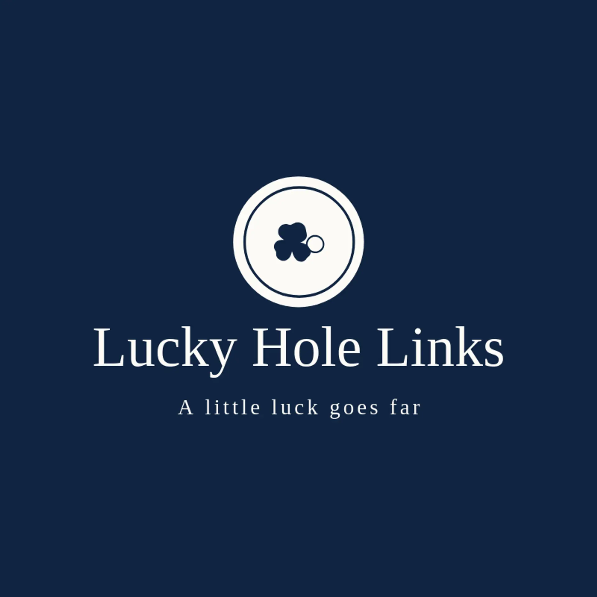 Lucky Hole Links logo for hole