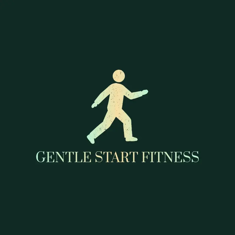 The personal training name Gentle Start Fitness as a branded logo with a color icon