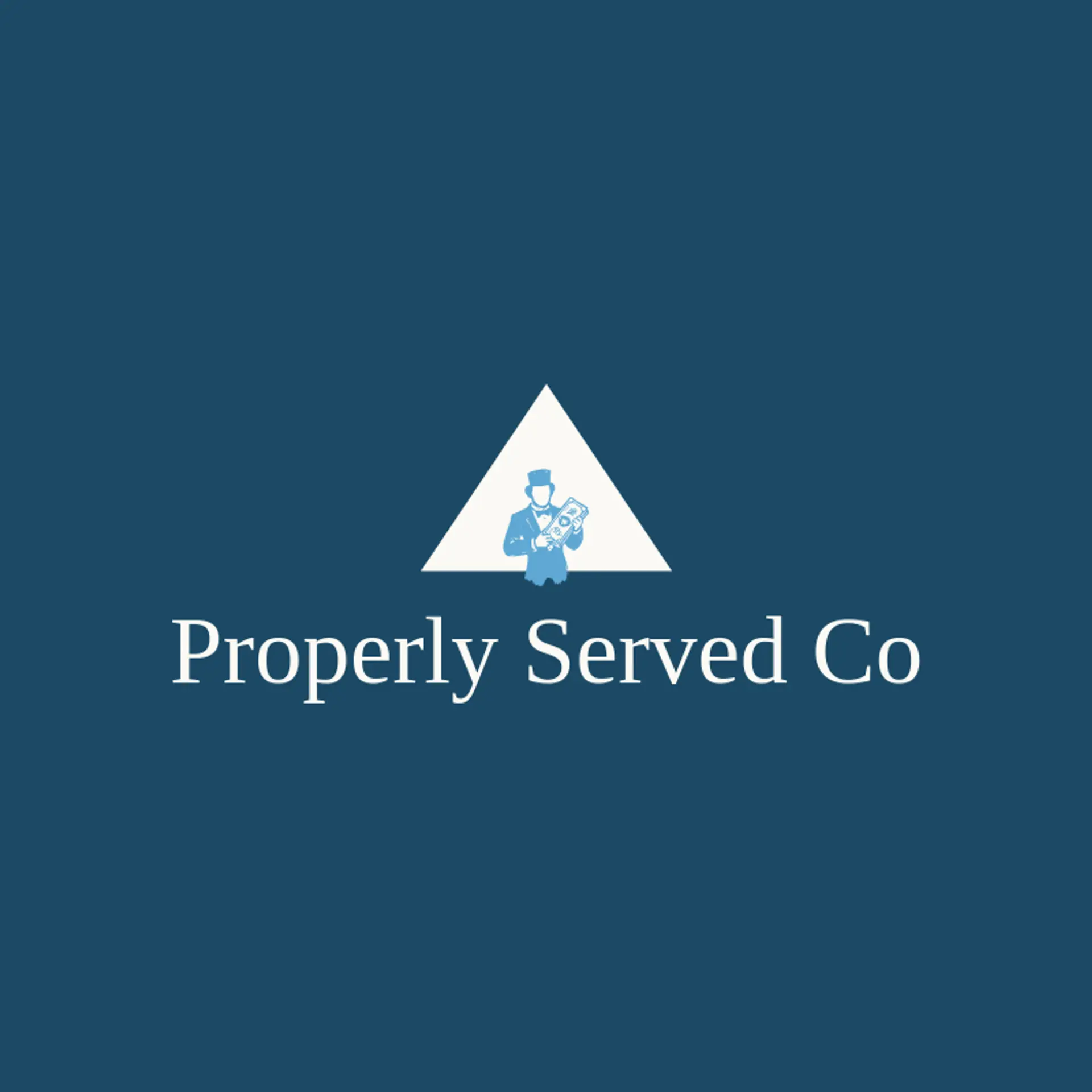 Properly Served Co logo for butler