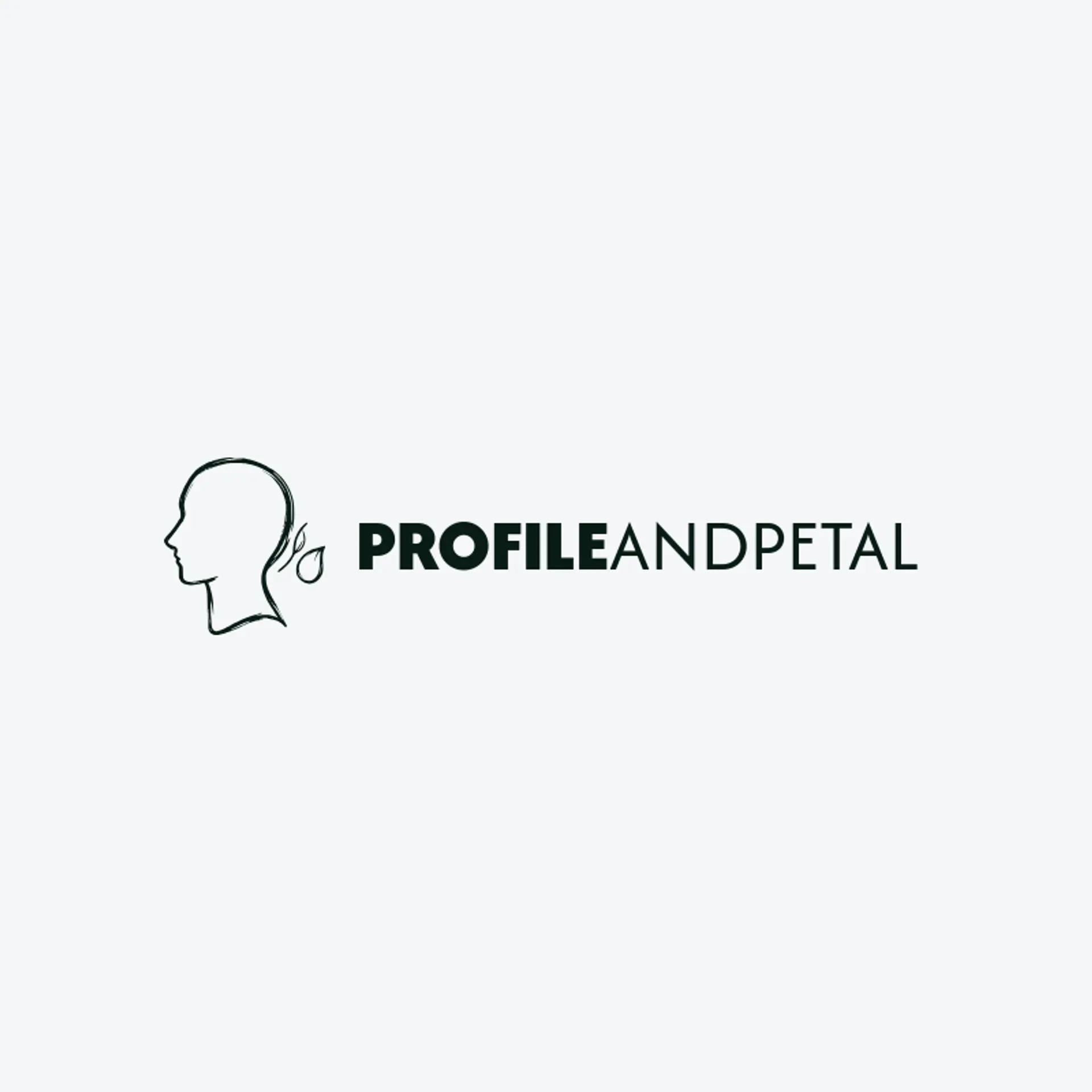 Profile and Petal logo for esthetician