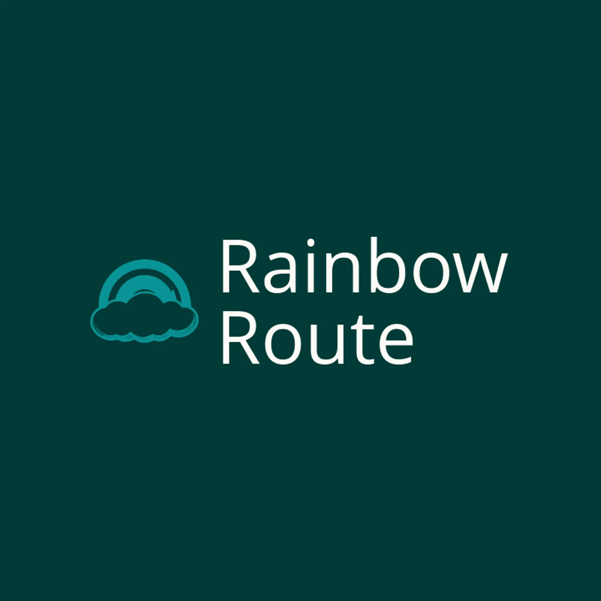 Rainbow Route logo for weather