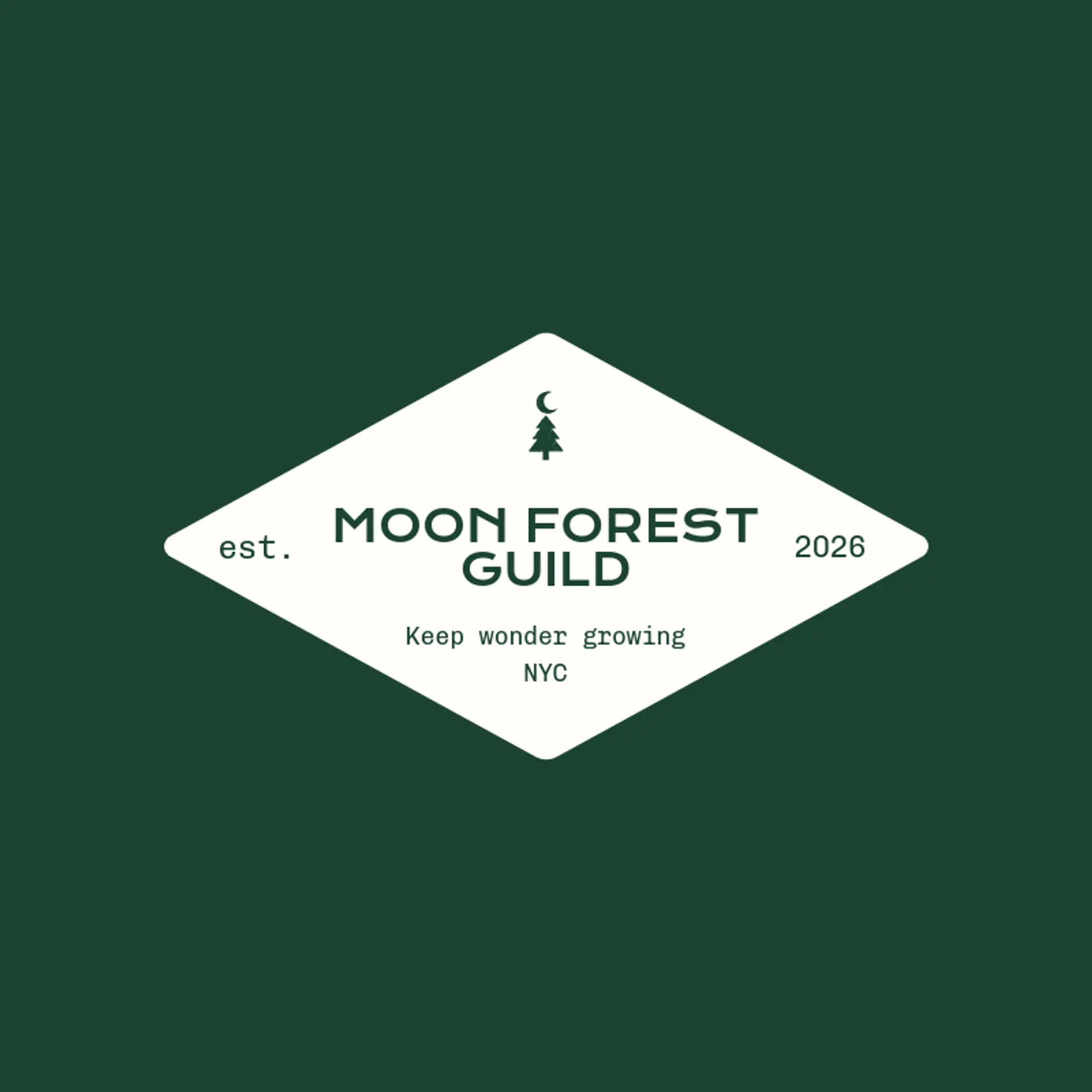 Moon Forest Guild logo for moon
