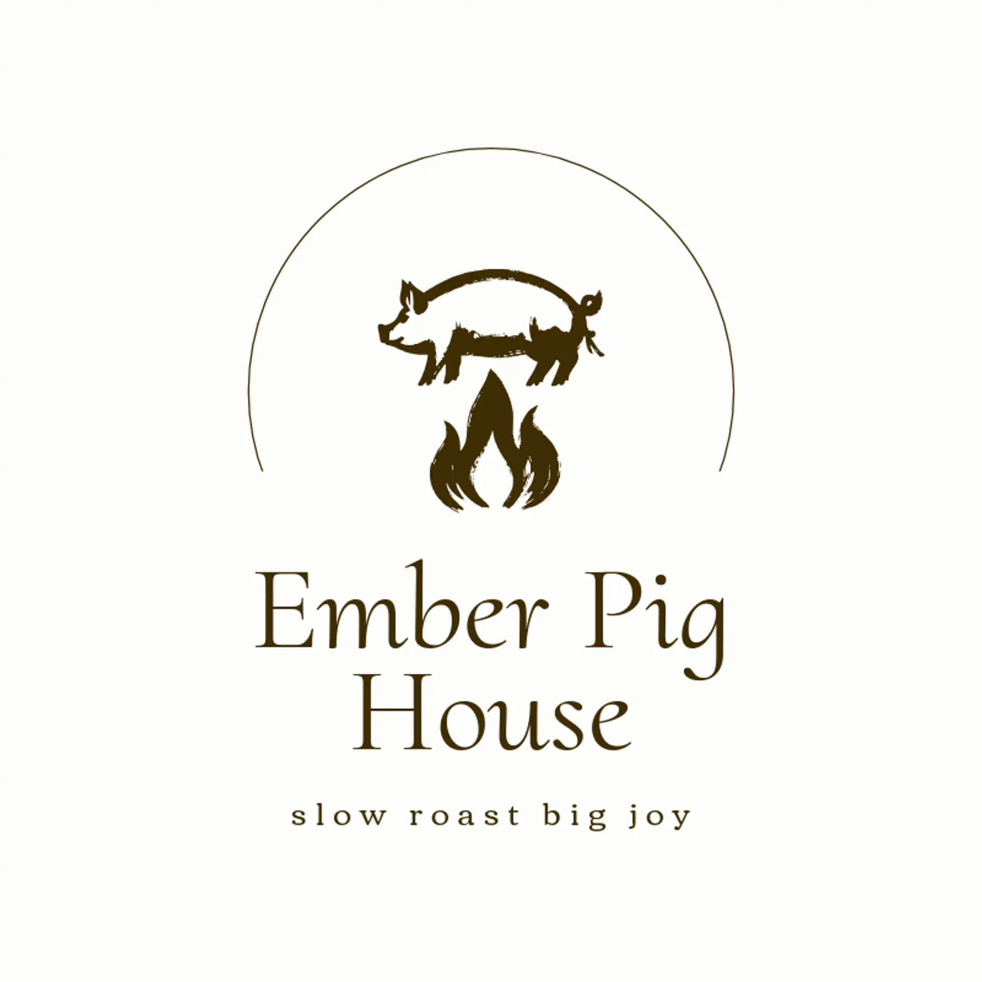 Ember Pig House logo for lechon