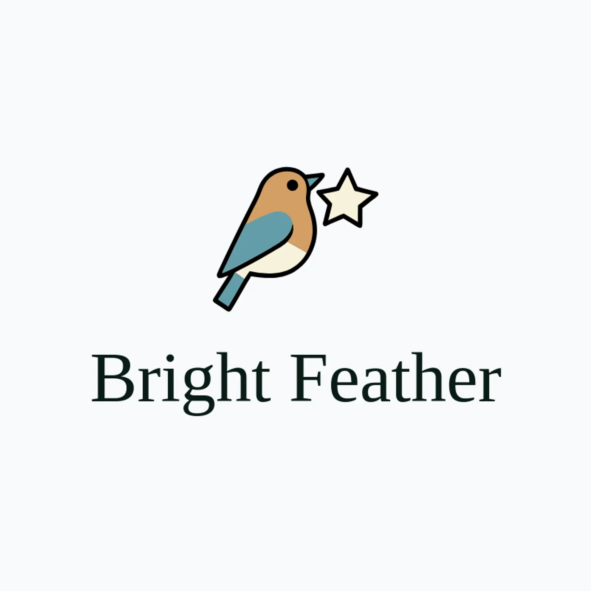Bright Feather logo for finch