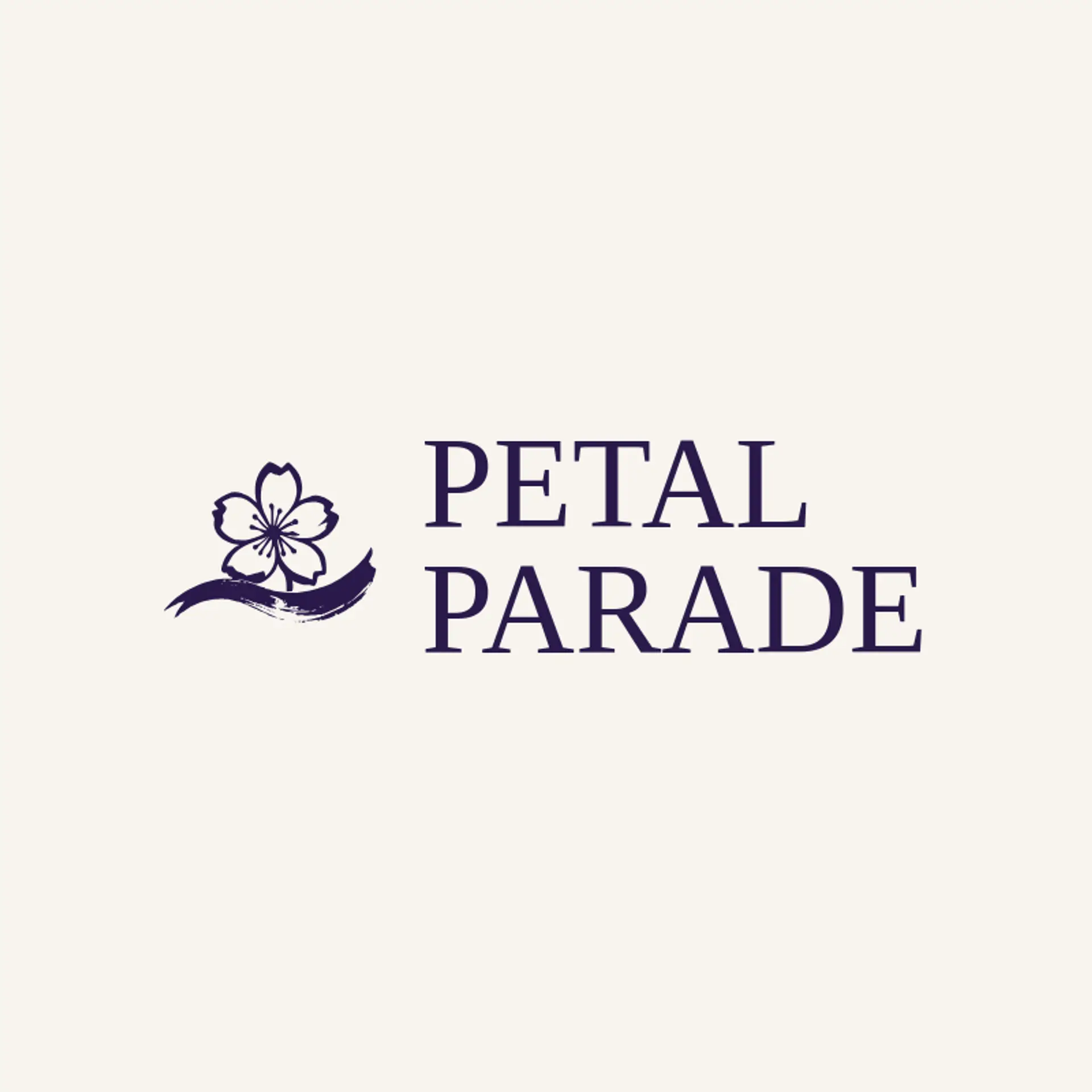 Petal Parade logo for cherry blossom