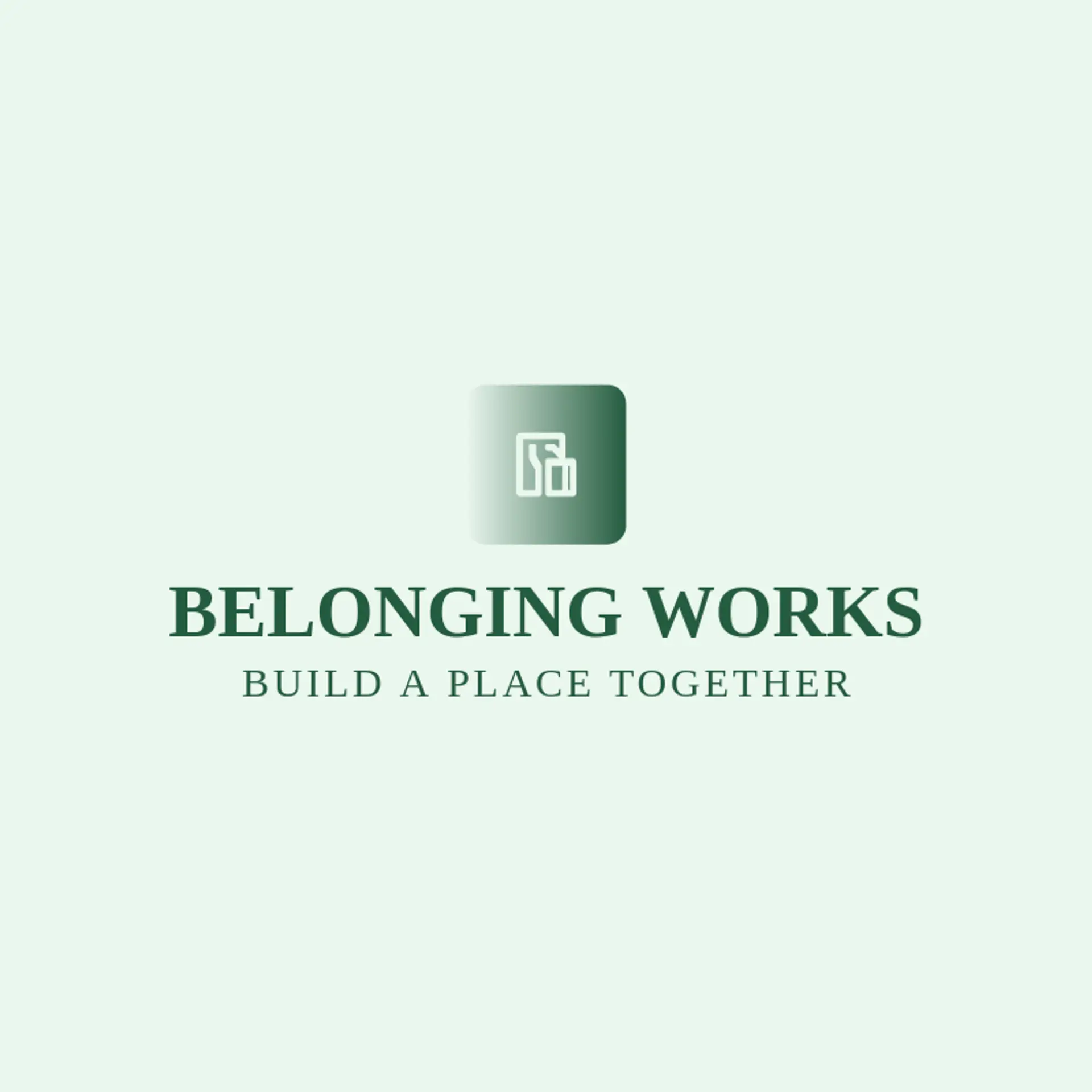 Belonging Works logo for tribe