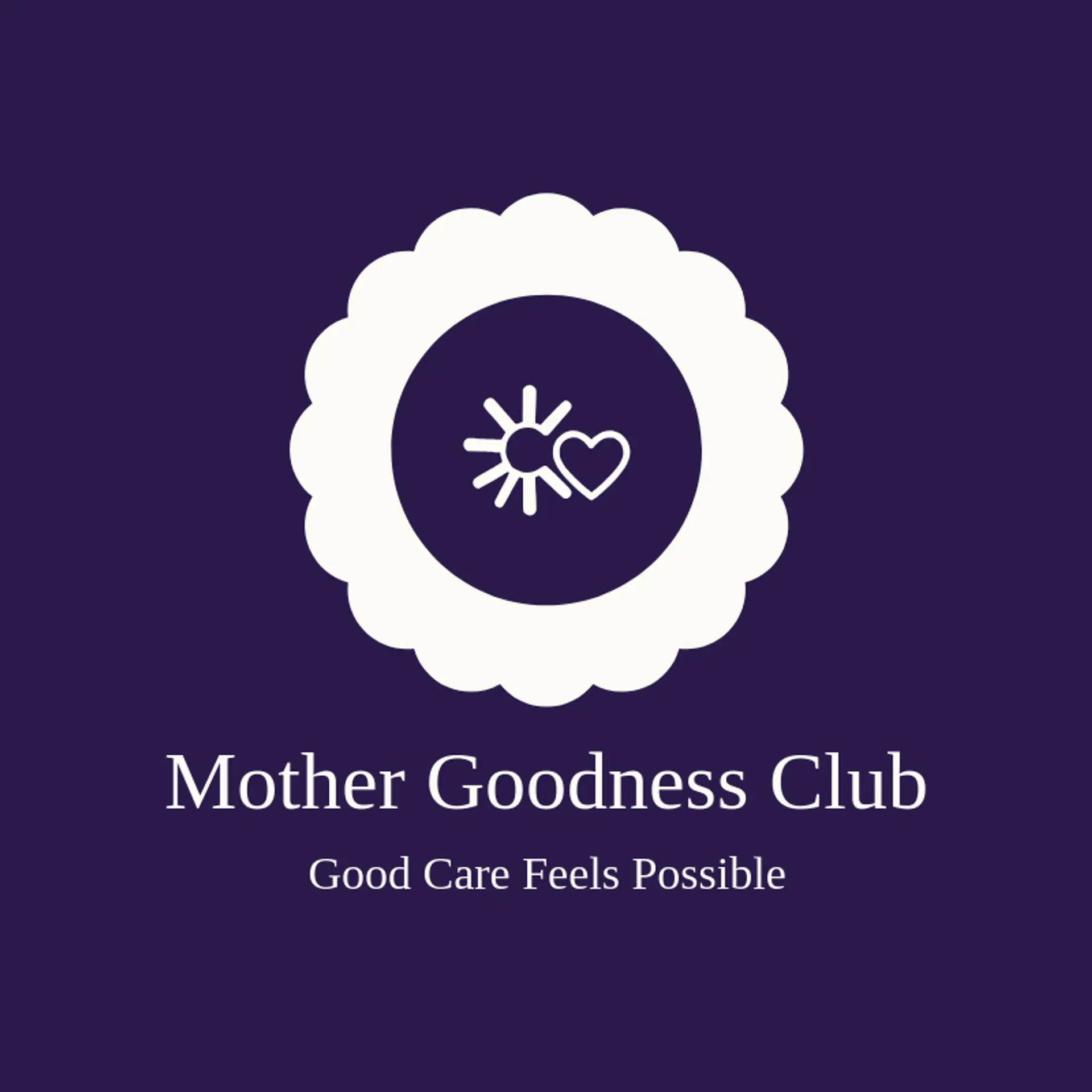 Mother Goodness Club logo for mother