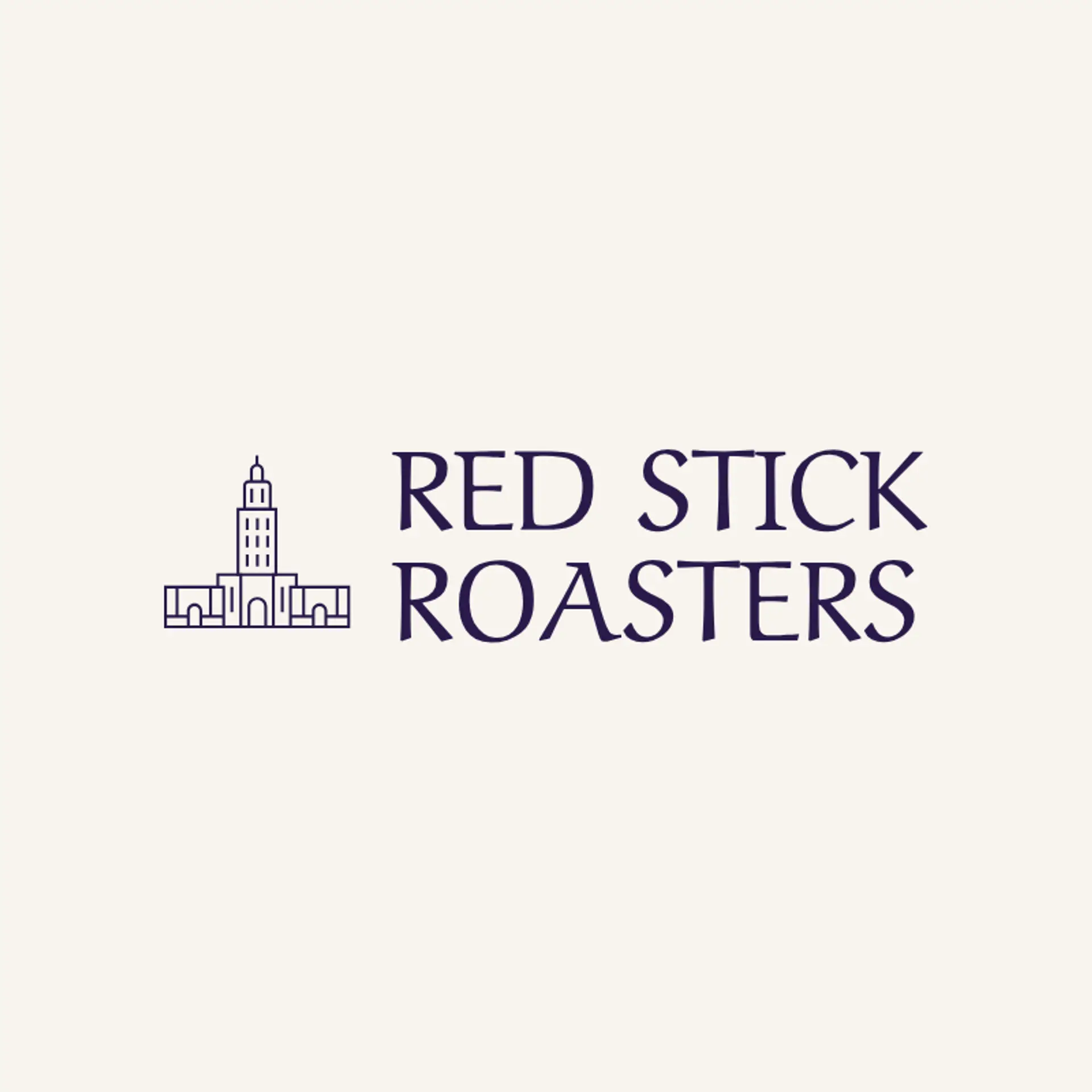 Red Stick Roasters logo for louisiana