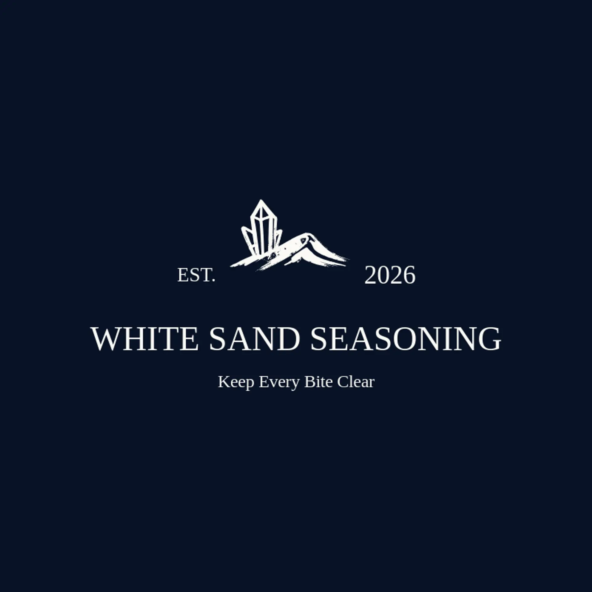 White Sand Seasoning logo for salt