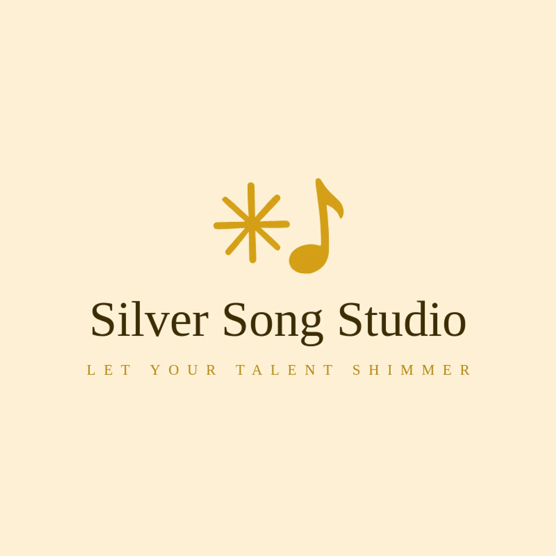Silver Song Studio logo for sparkle