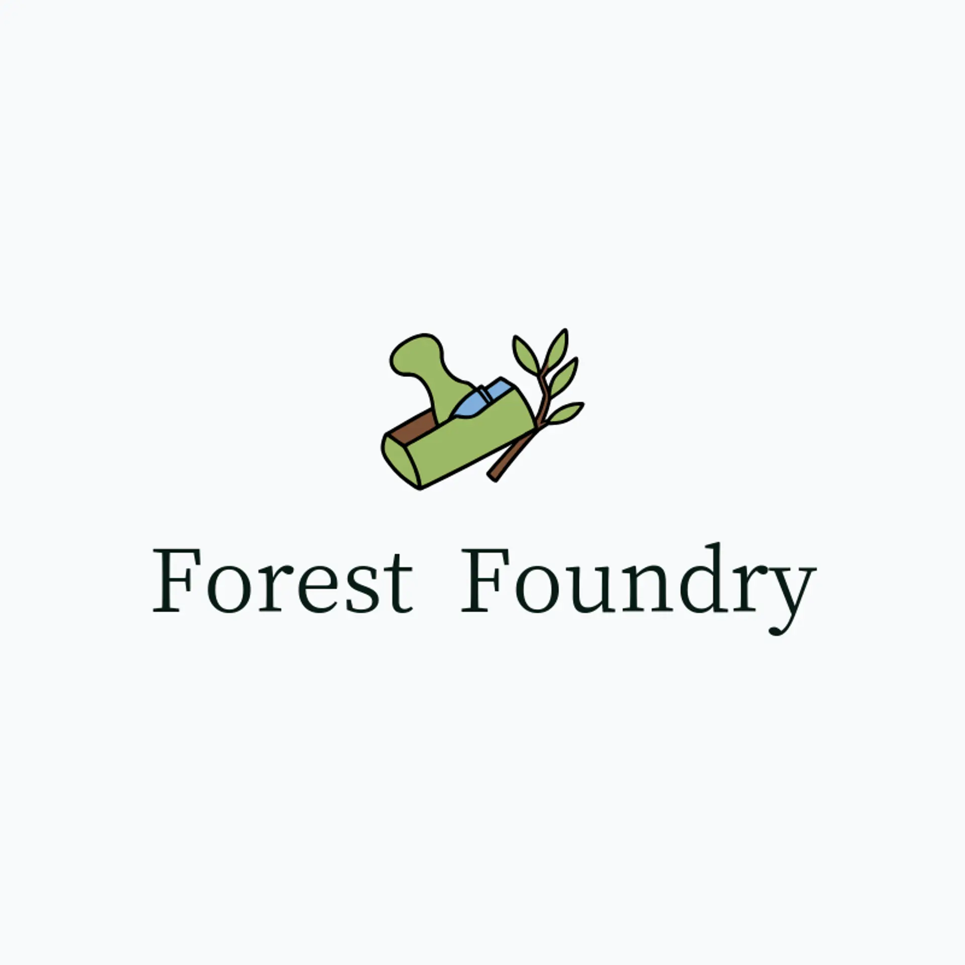 Forest Foundry logo for wood
