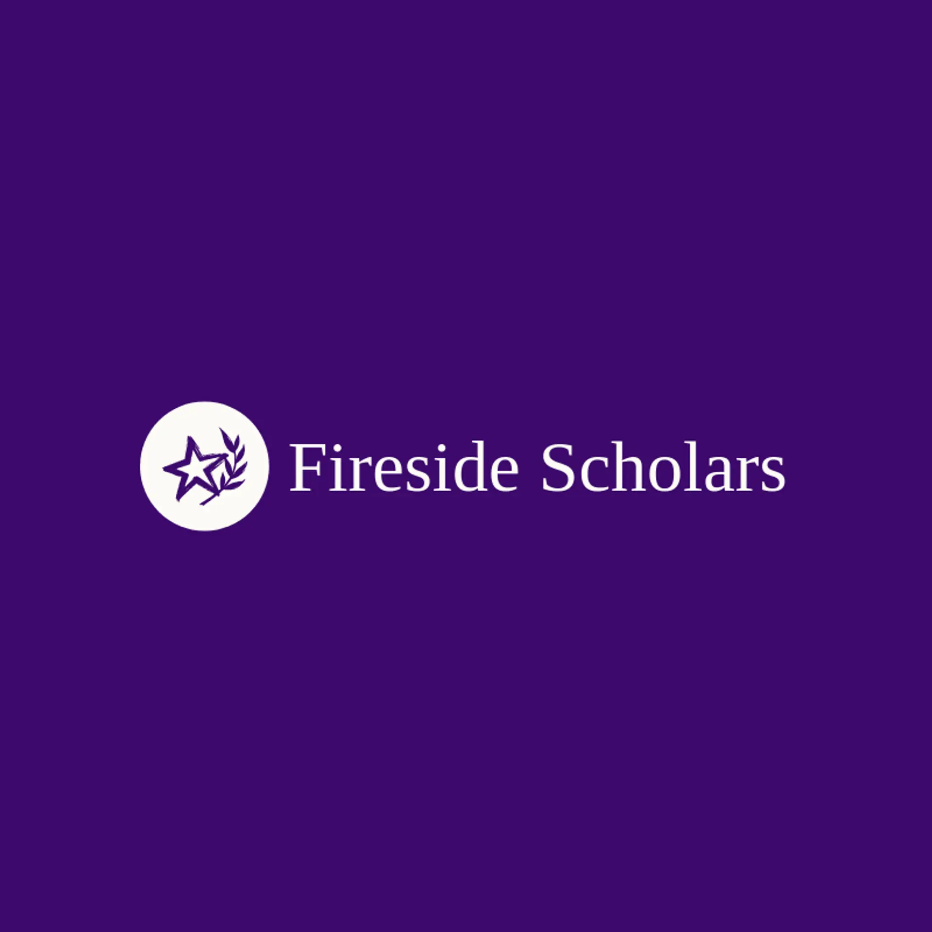 Fireside Scholars logo for academy