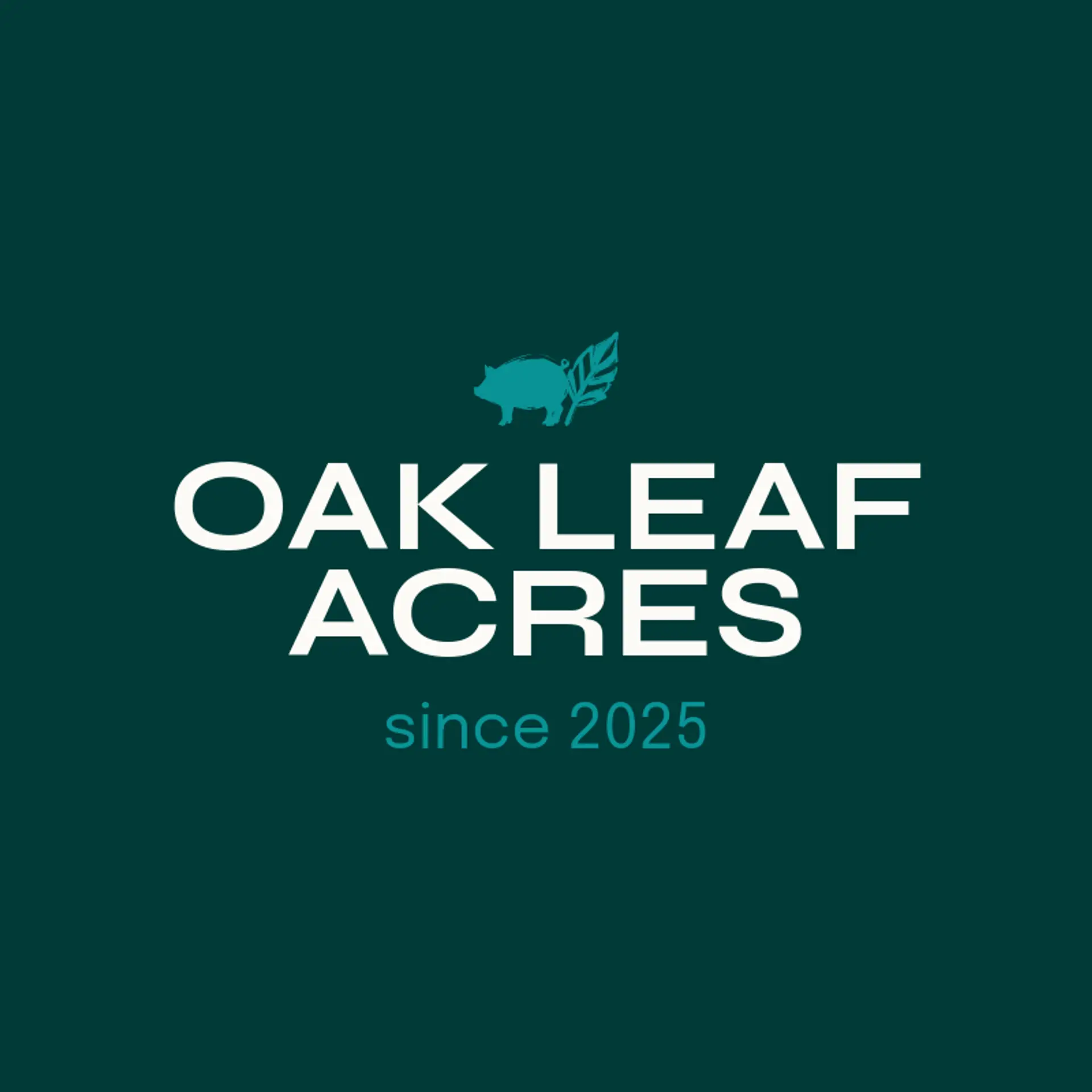 Oak Leaf Acres logo for farm