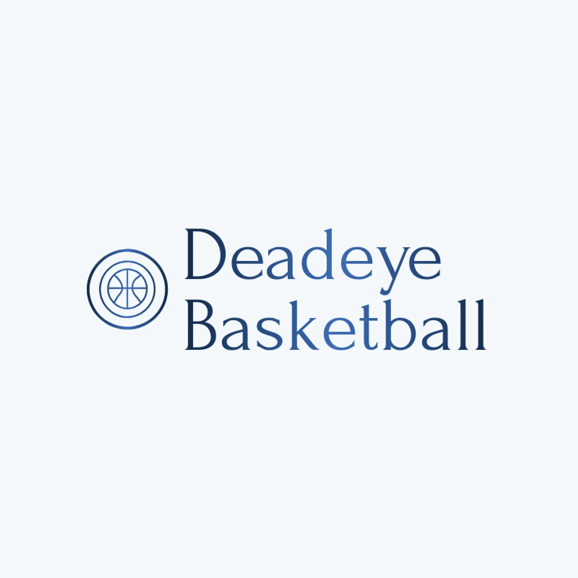 Deadeye Basketball logo for basketball