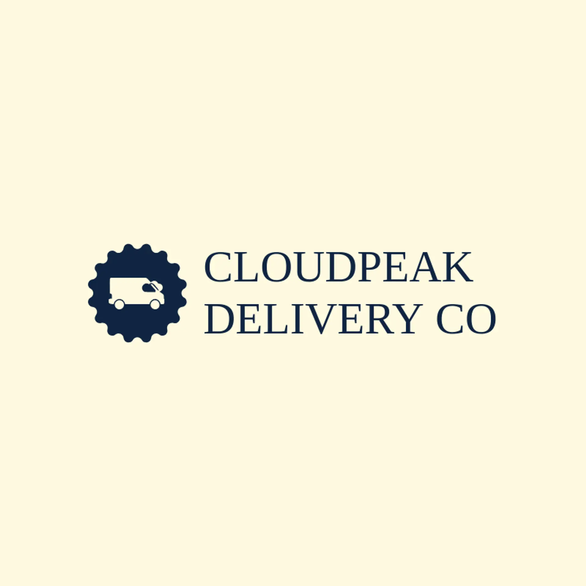 Cloudpeak Delivery Co logo for fleet