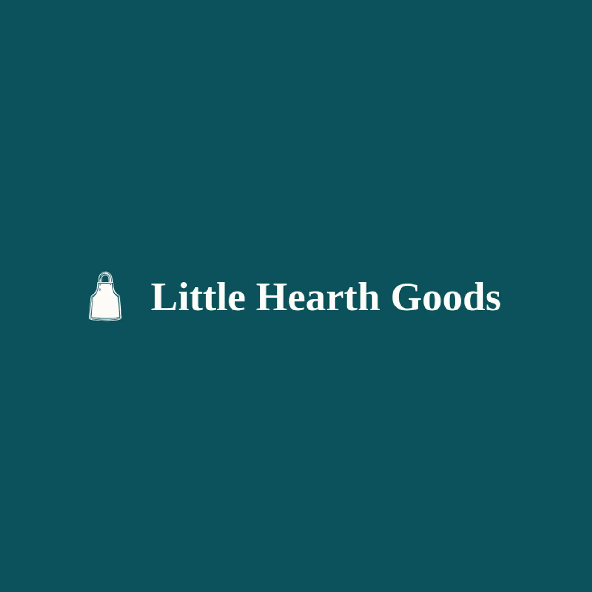 Little Hearth Goods logo for apron