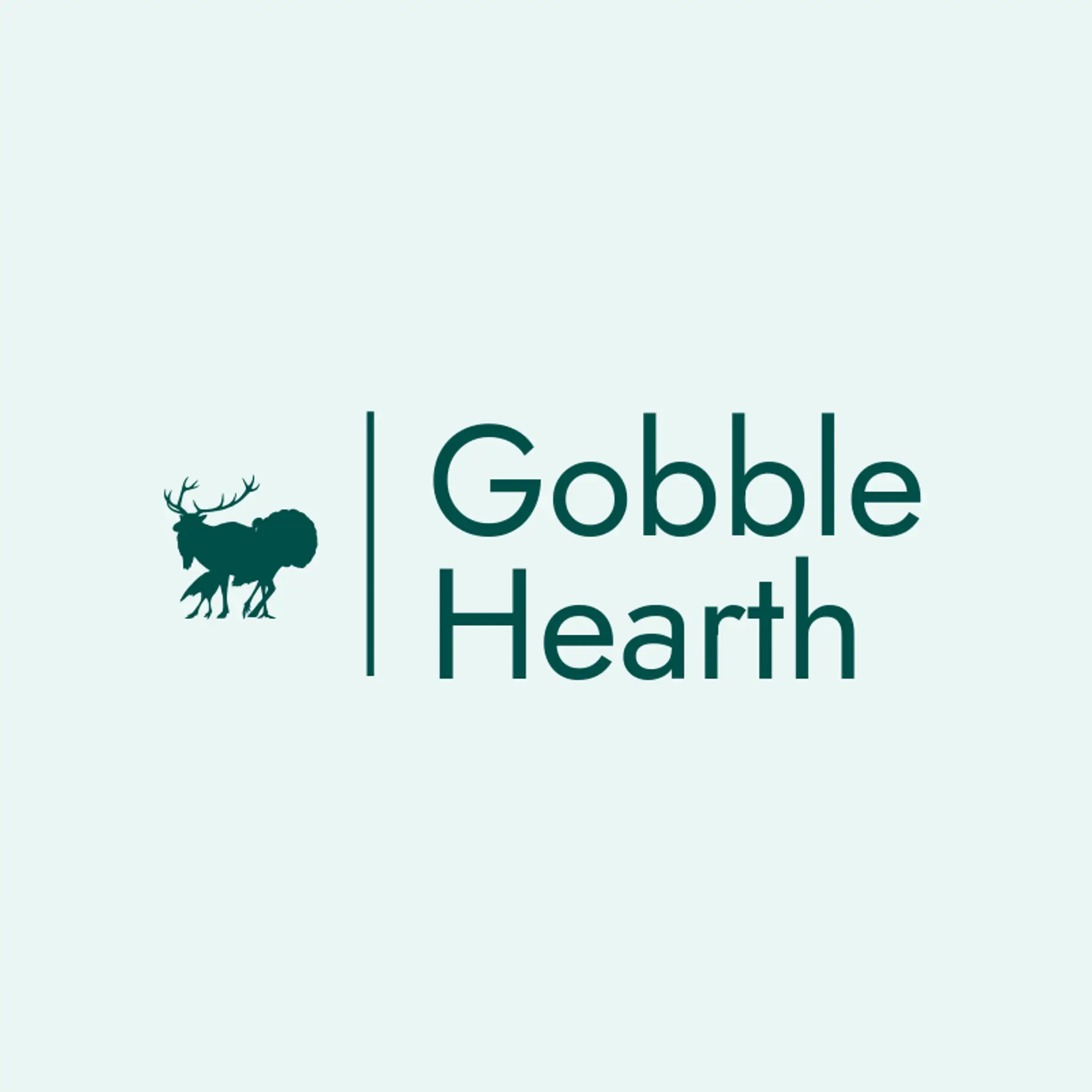 Gobble Hearth logo for turkey
