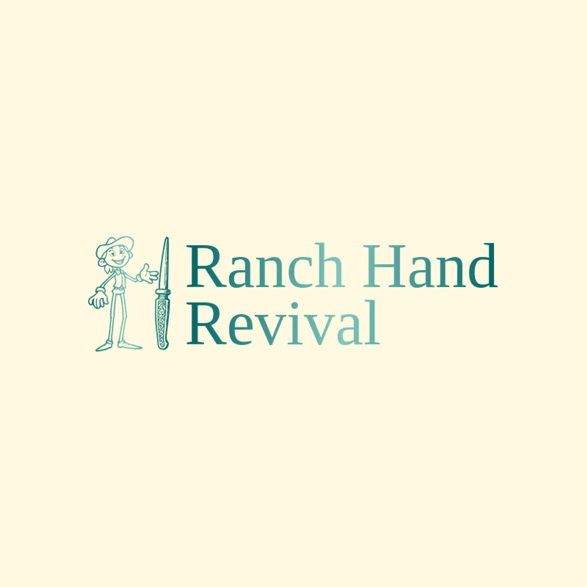 Ranch Hand Revival logo for cowgirl