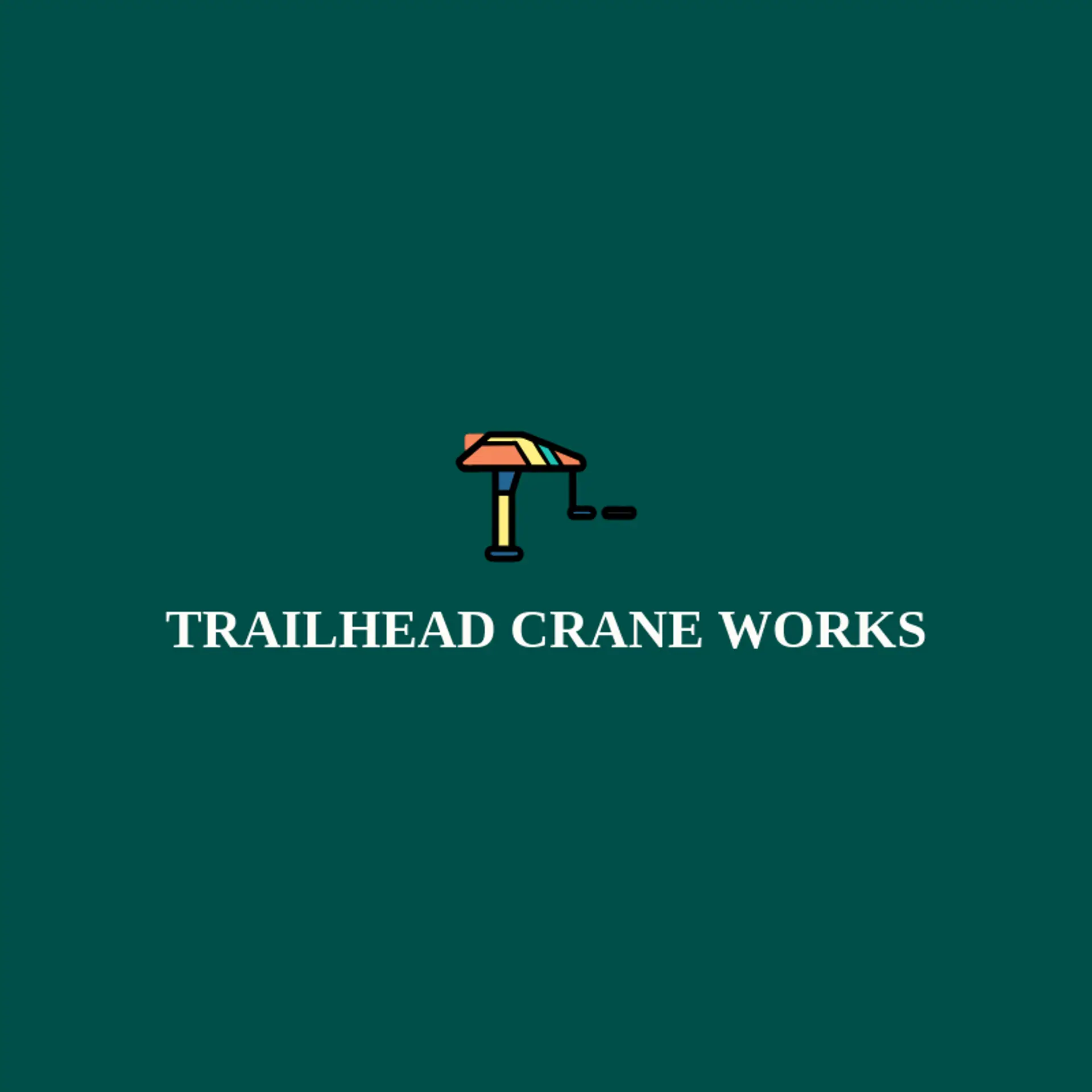 Trailhead Crane Works logo for crane