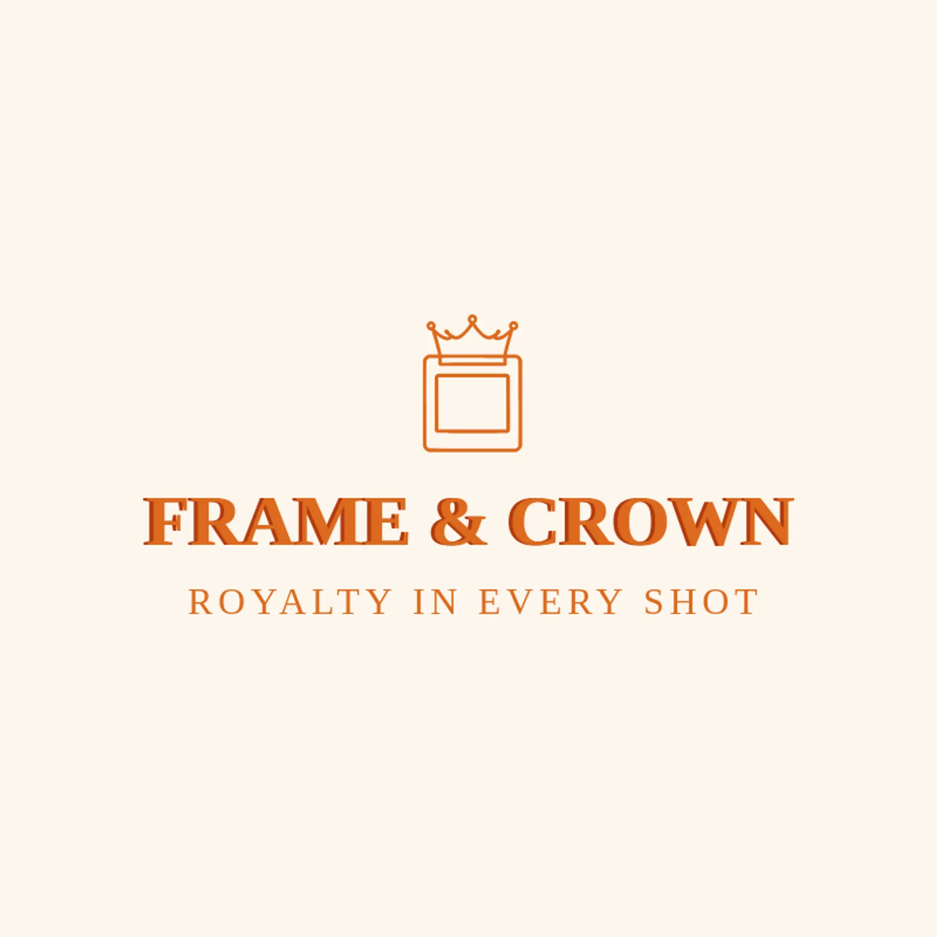 Frame & Crown logo for photo