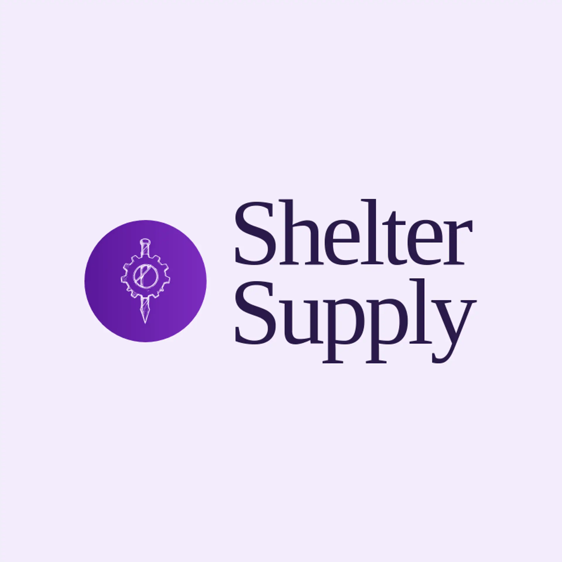 Shelter Supply logo for gear