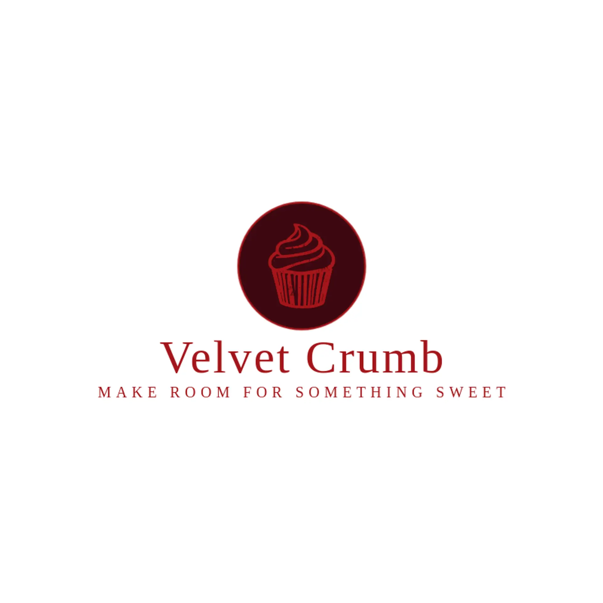 Velvet Crumb logo for sweets
