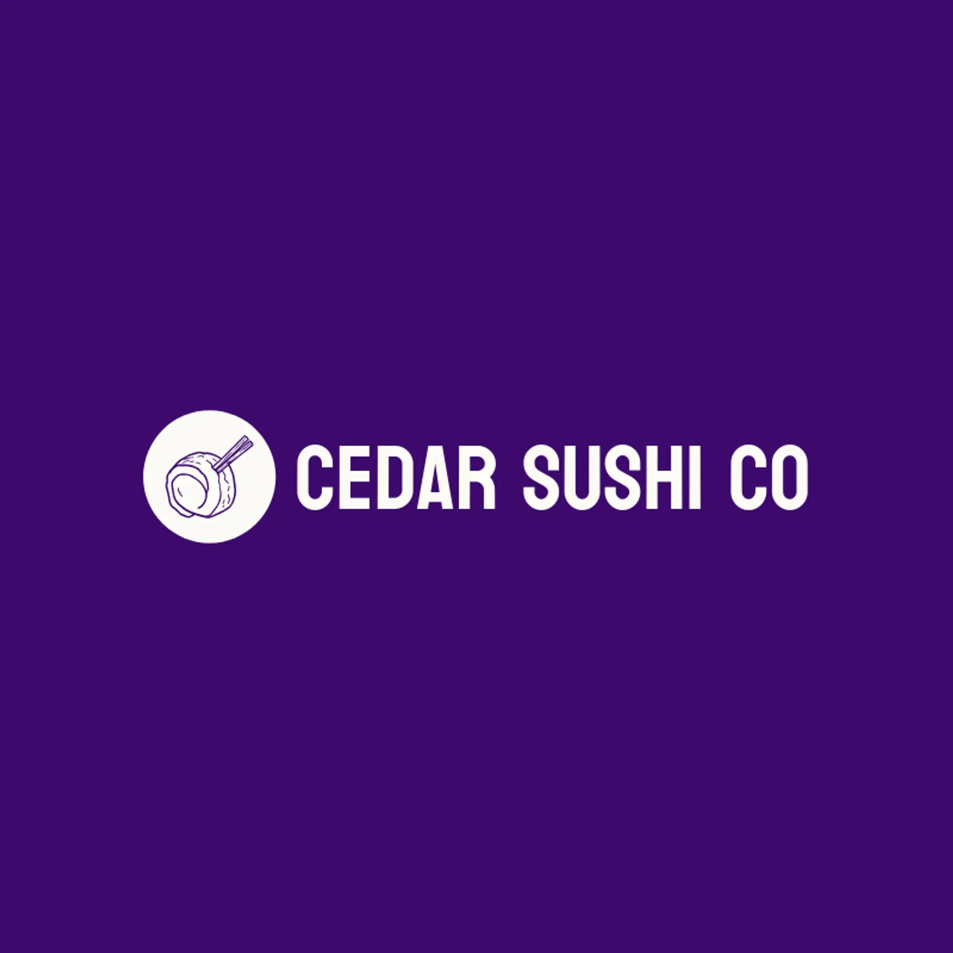 Cedar Sushi Co logo for sushi