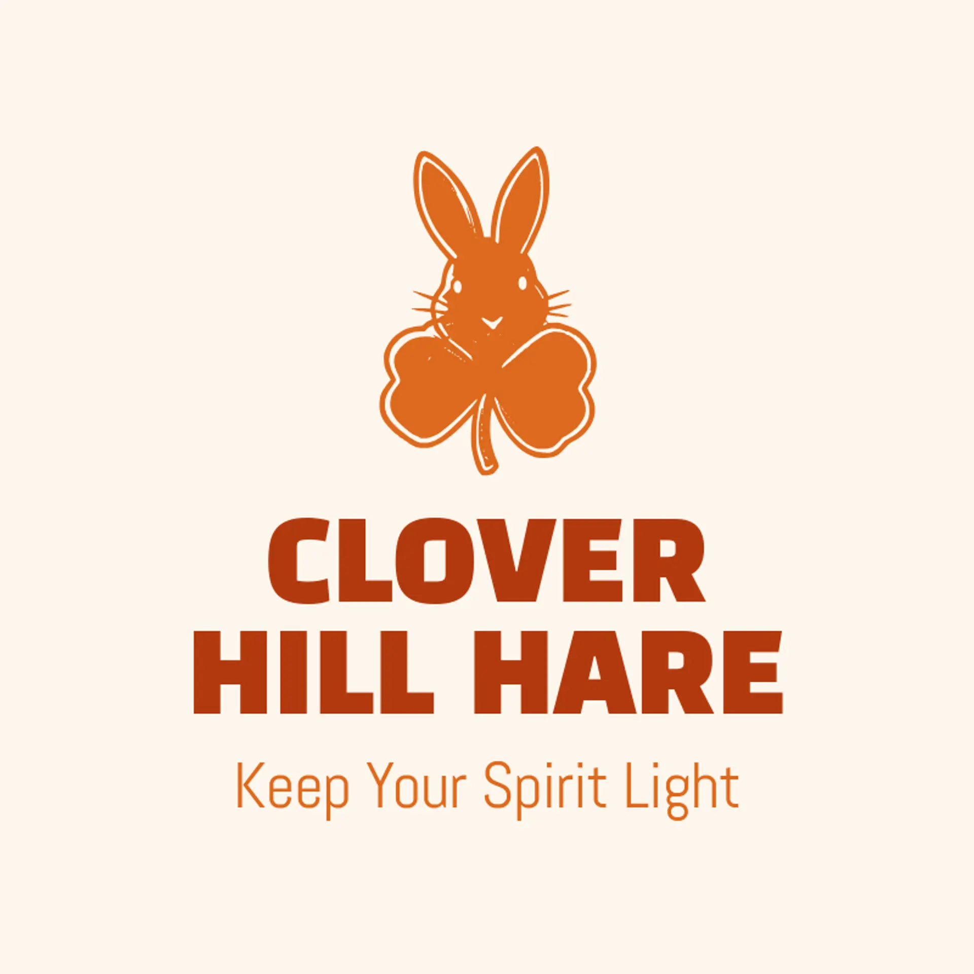 Clover Hill Hare logo for rabbit