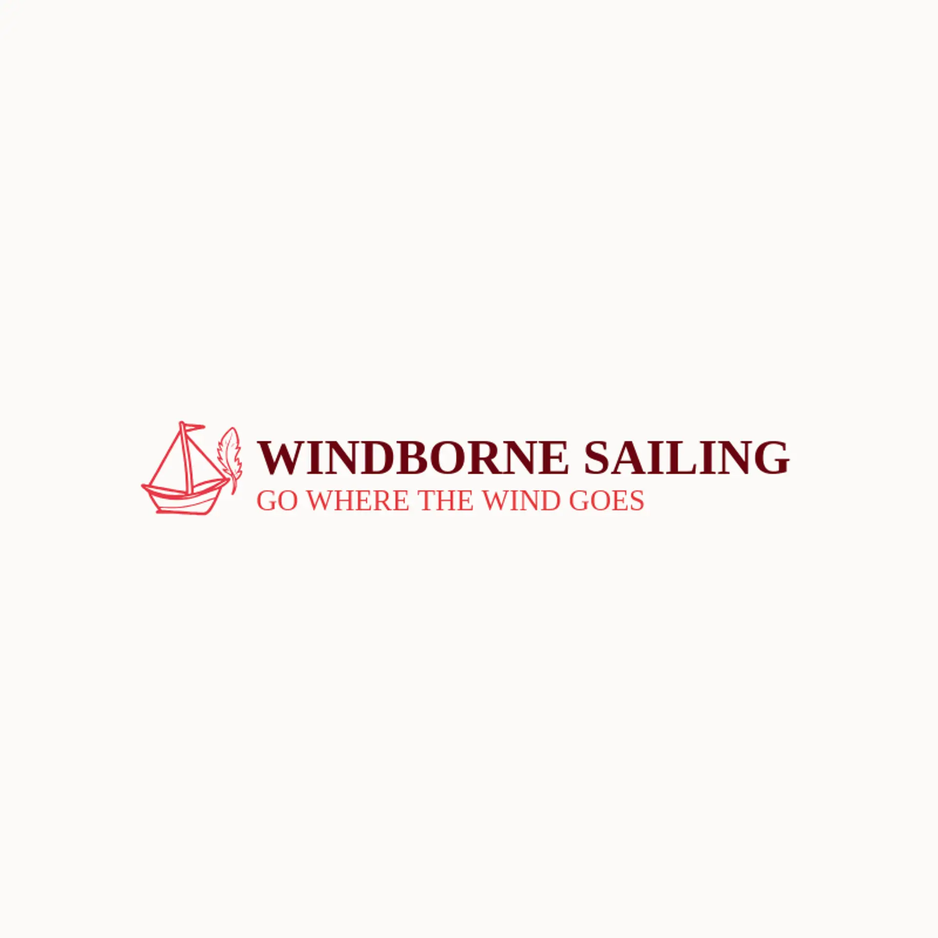 Windborne Sailing logo for sailboat