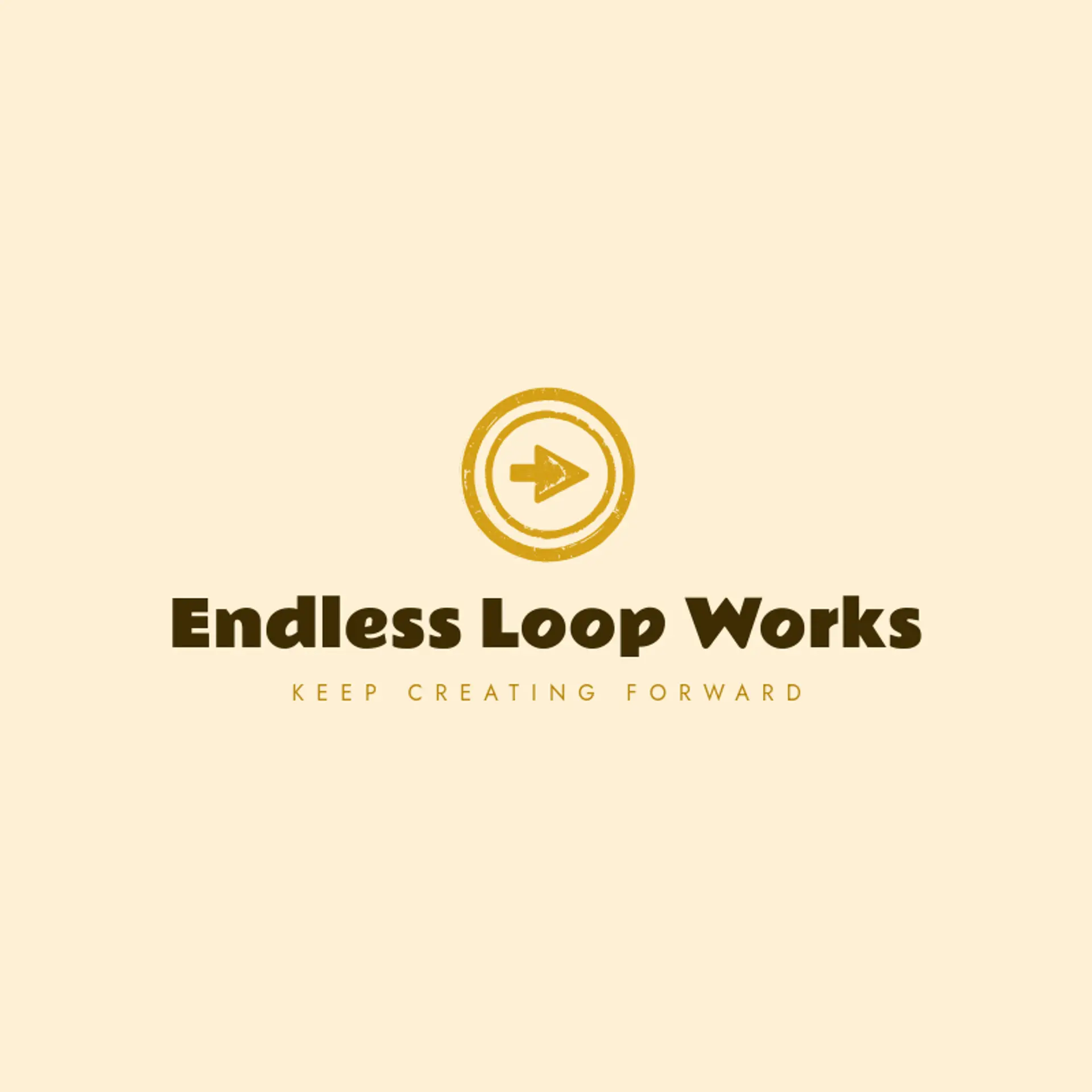Endless Loop Works logo for frame