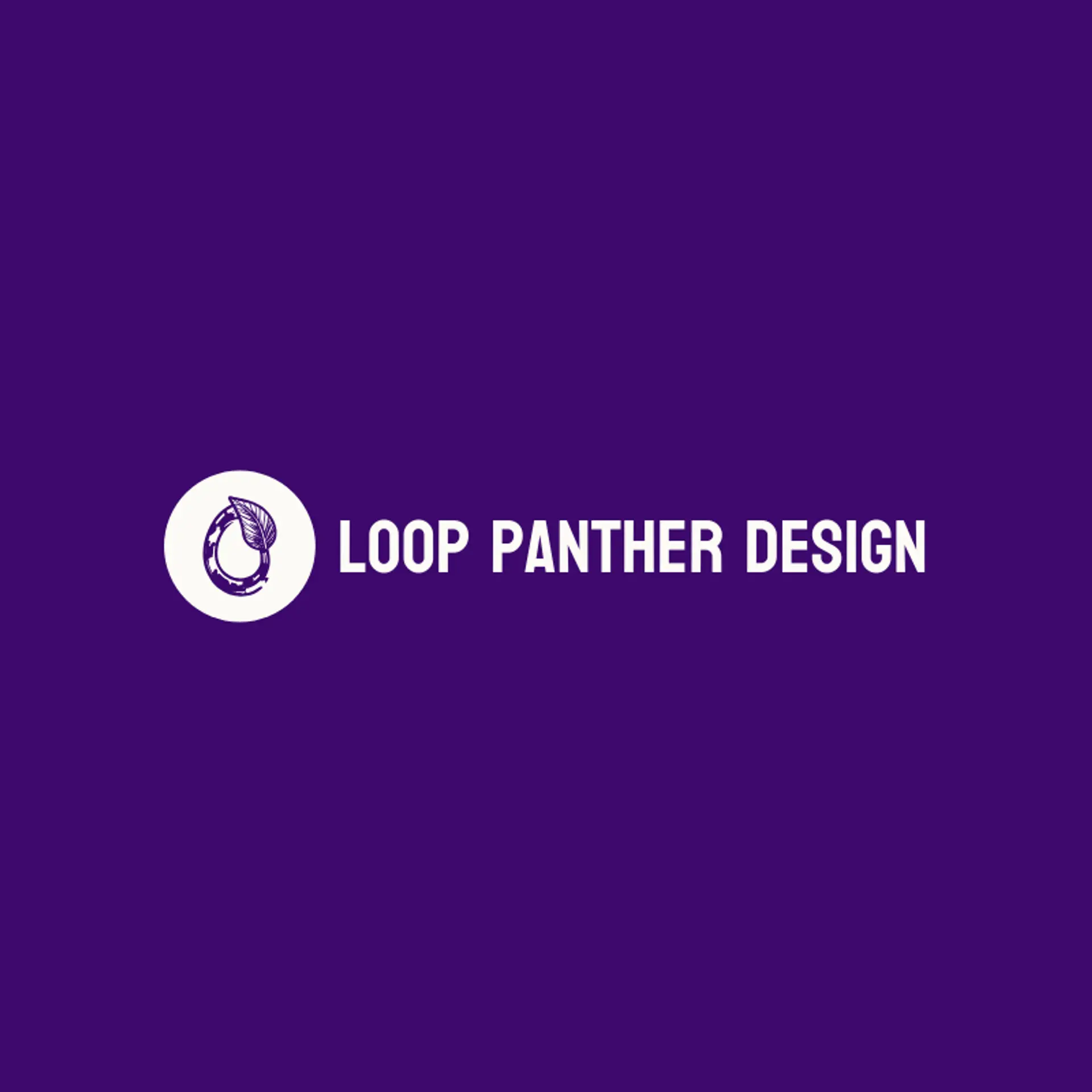 Loop Panther Design logo for panther